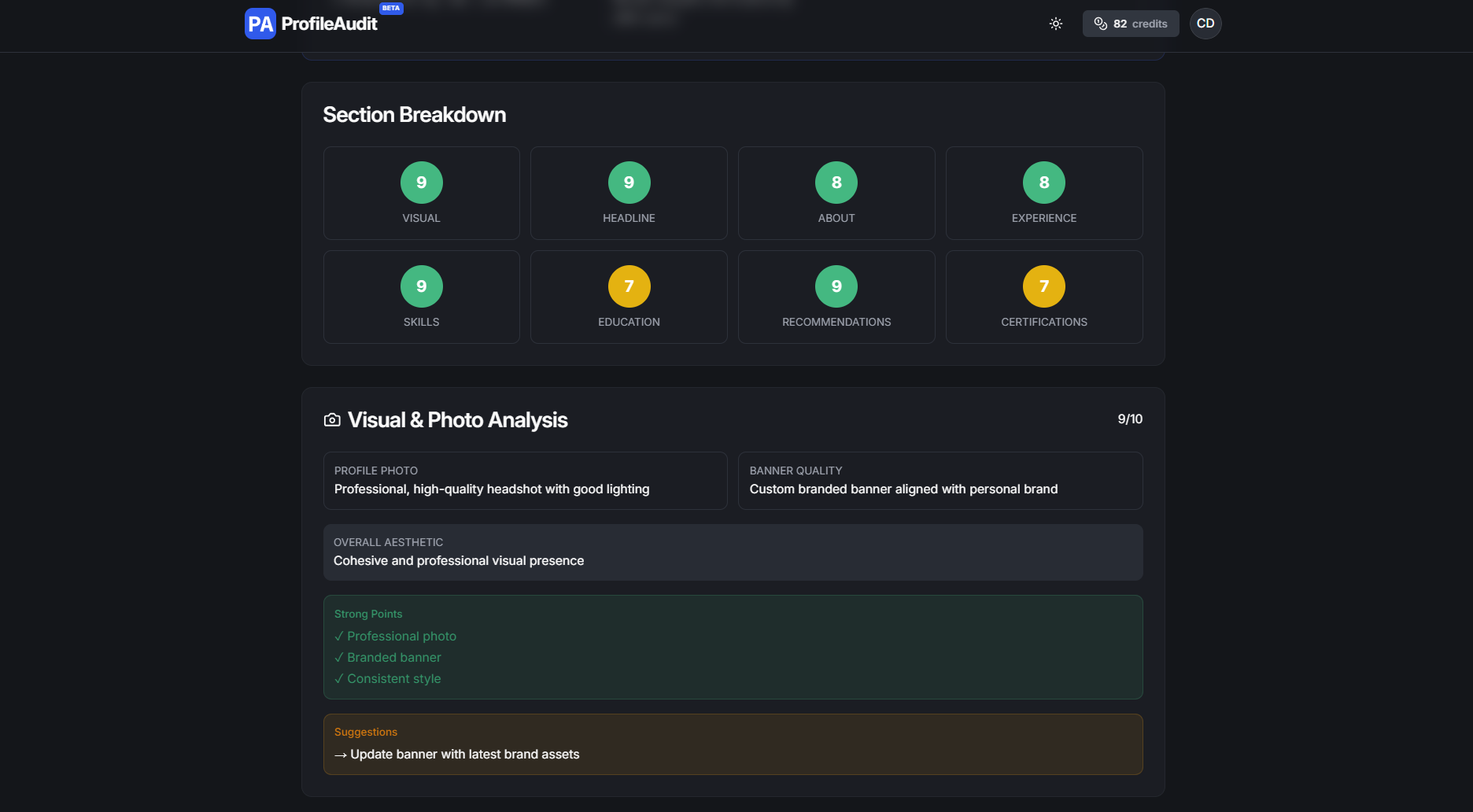ProfileAudit screenshot 3