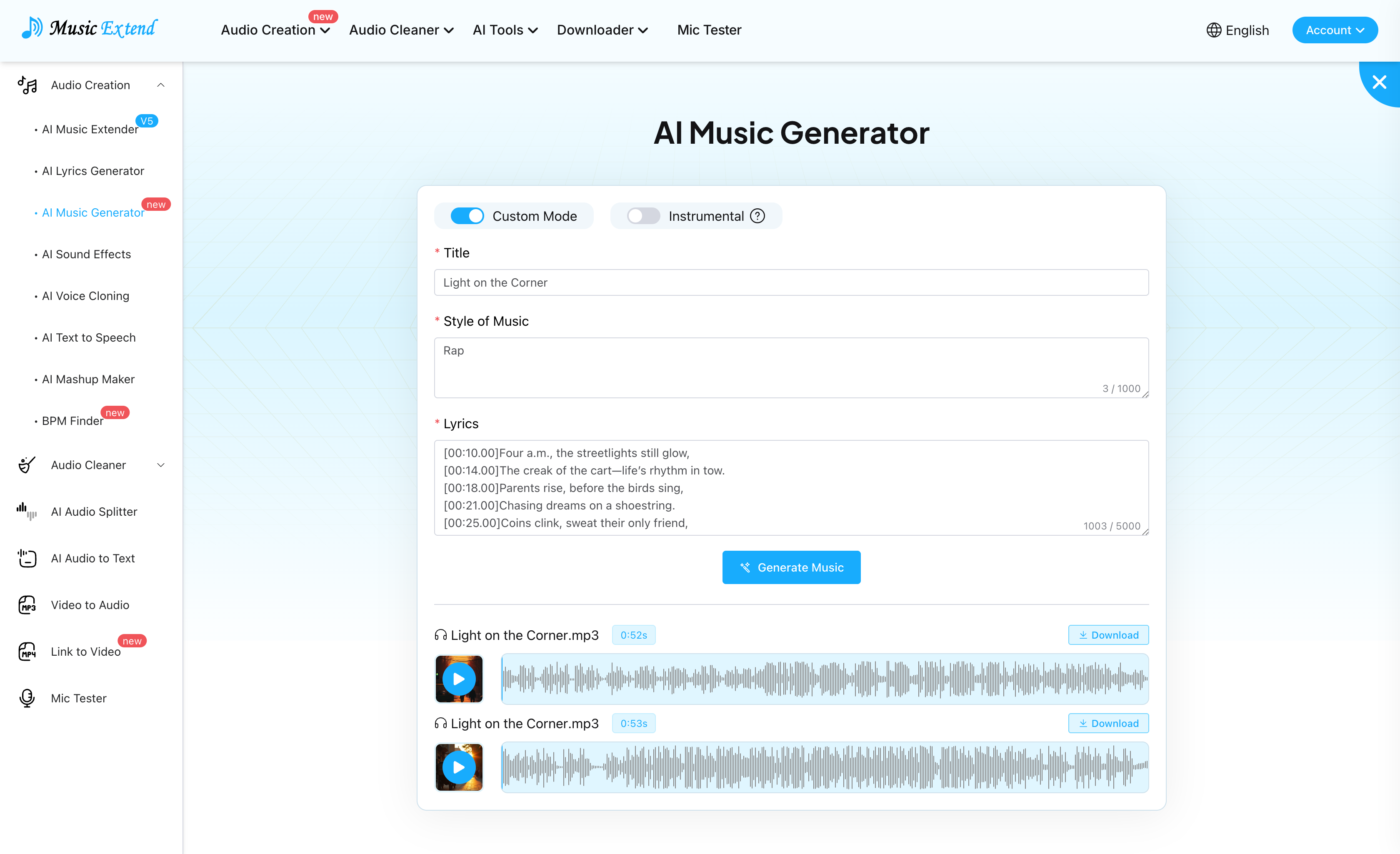 MusicExtend screenshot 4