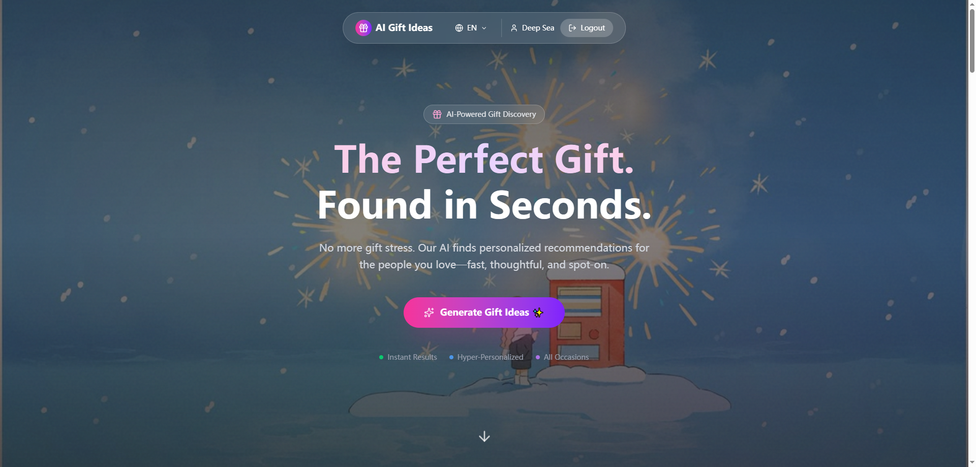 Giftideas AI screenshot 1