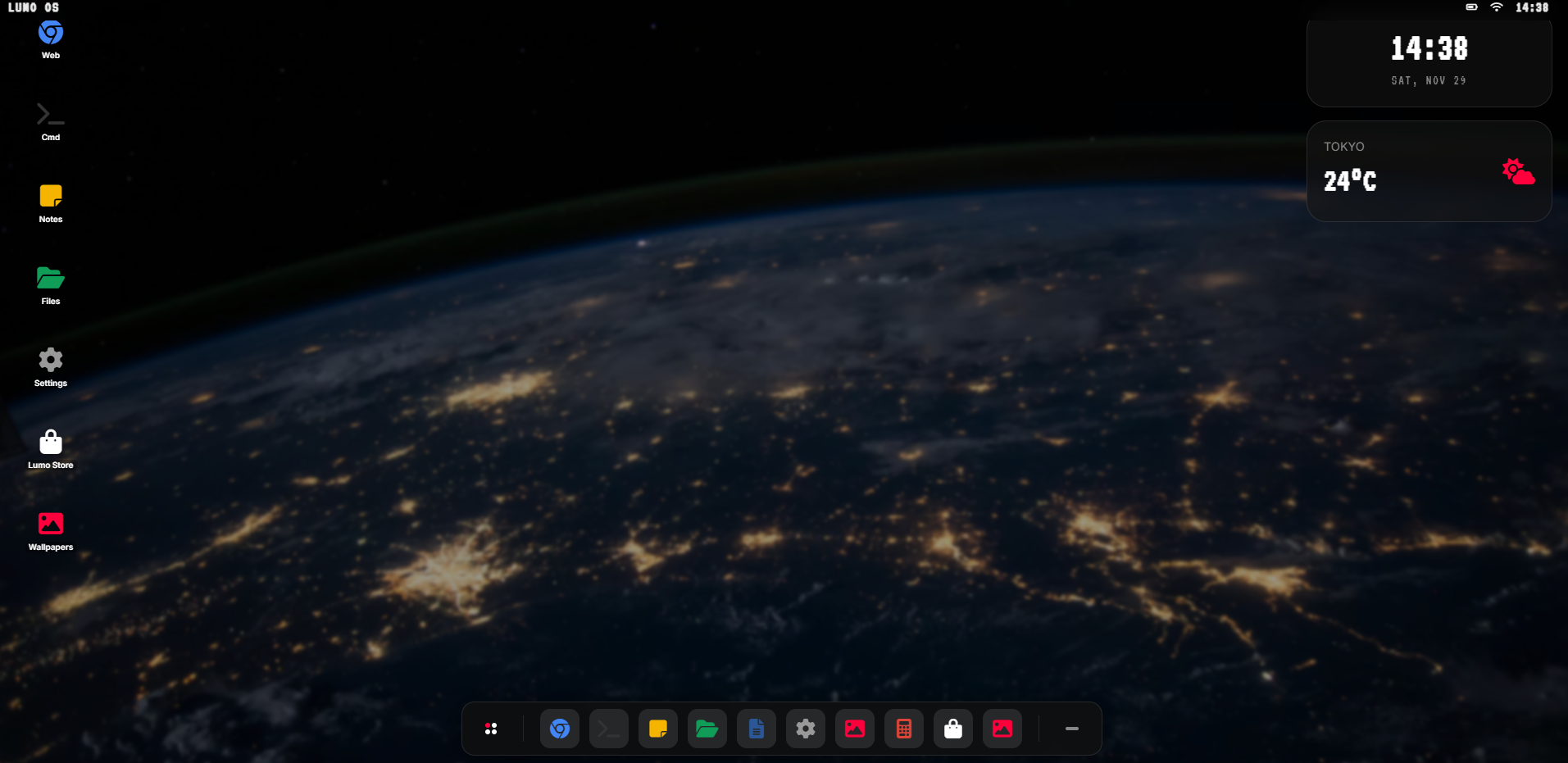 Lumo OS screenshot 1