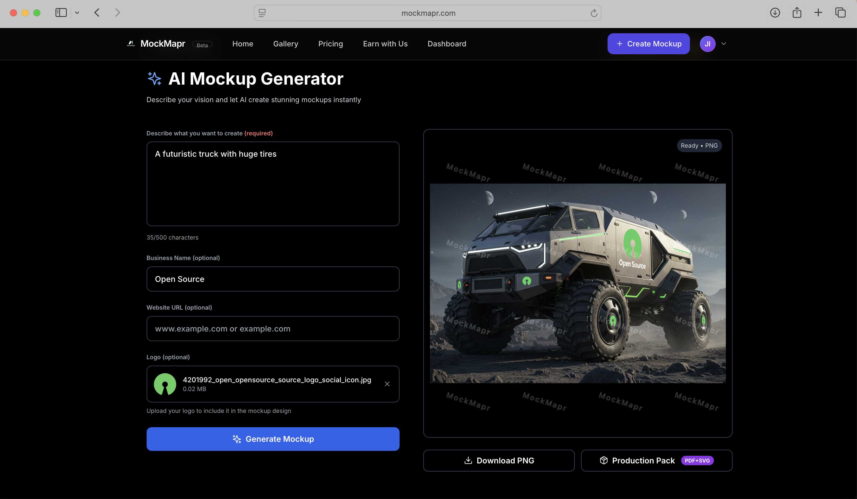MockMapr screenshot 2