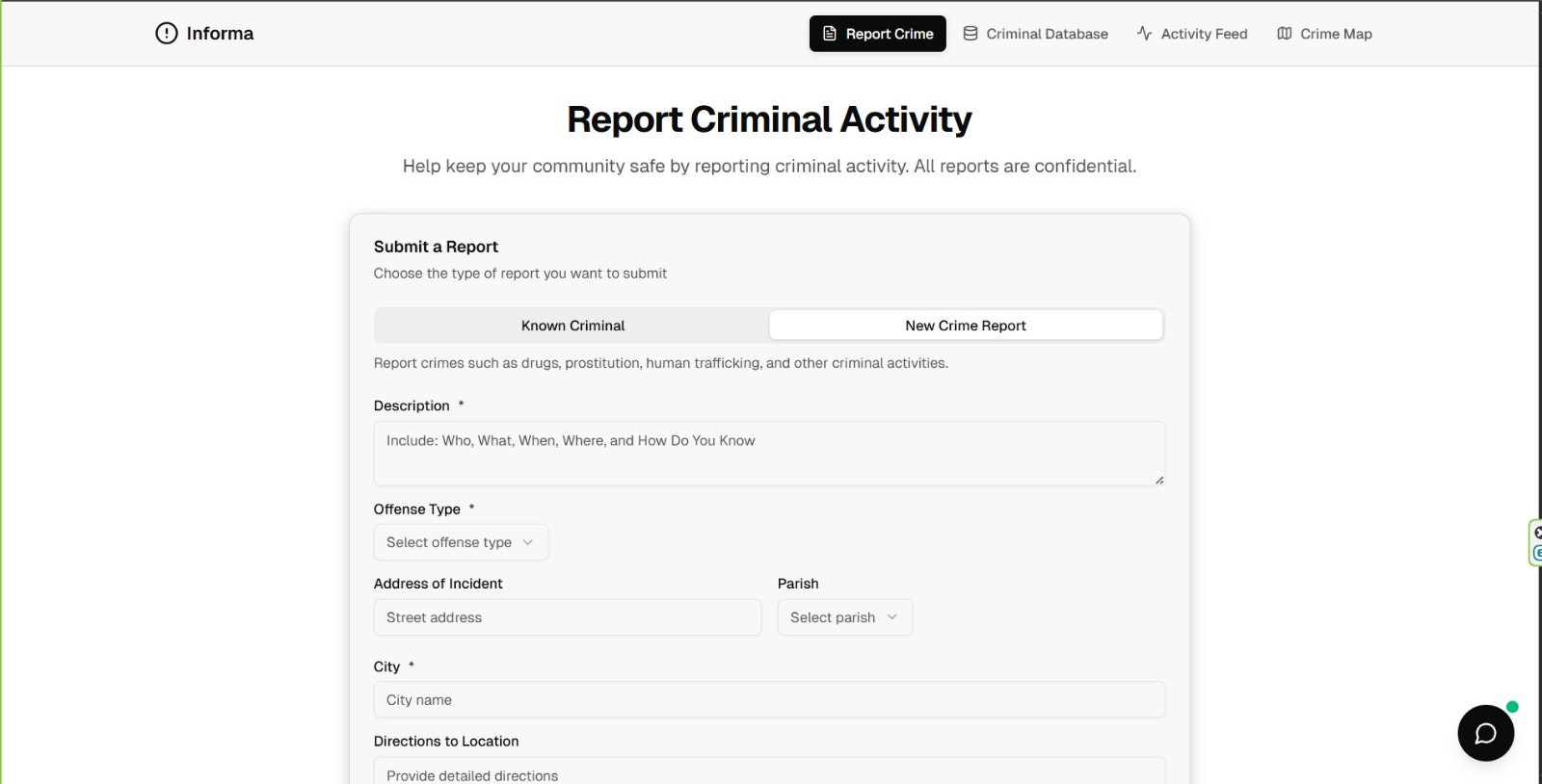 Informa screenshot 2
