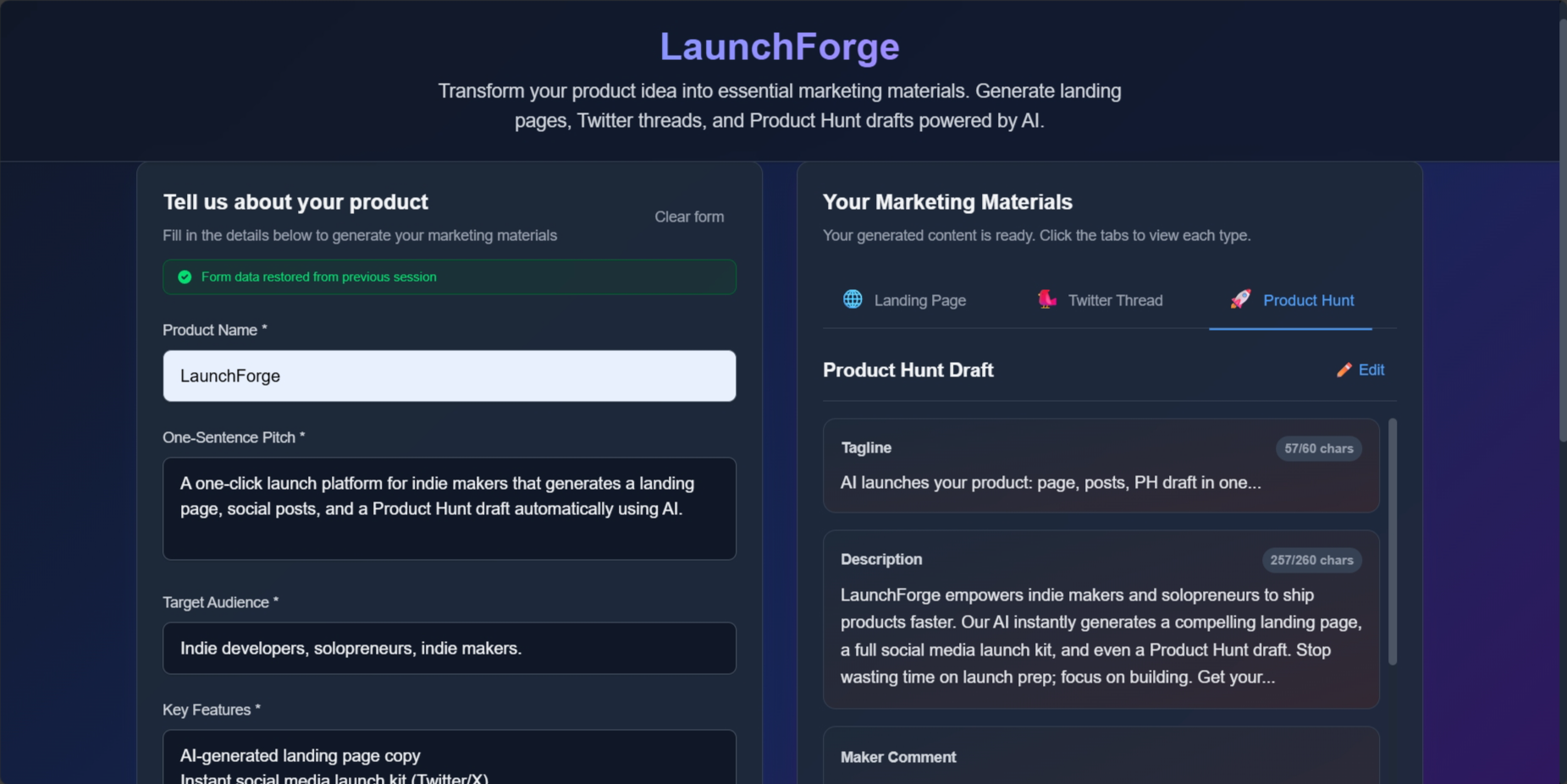 LaunchForge screenshot 3