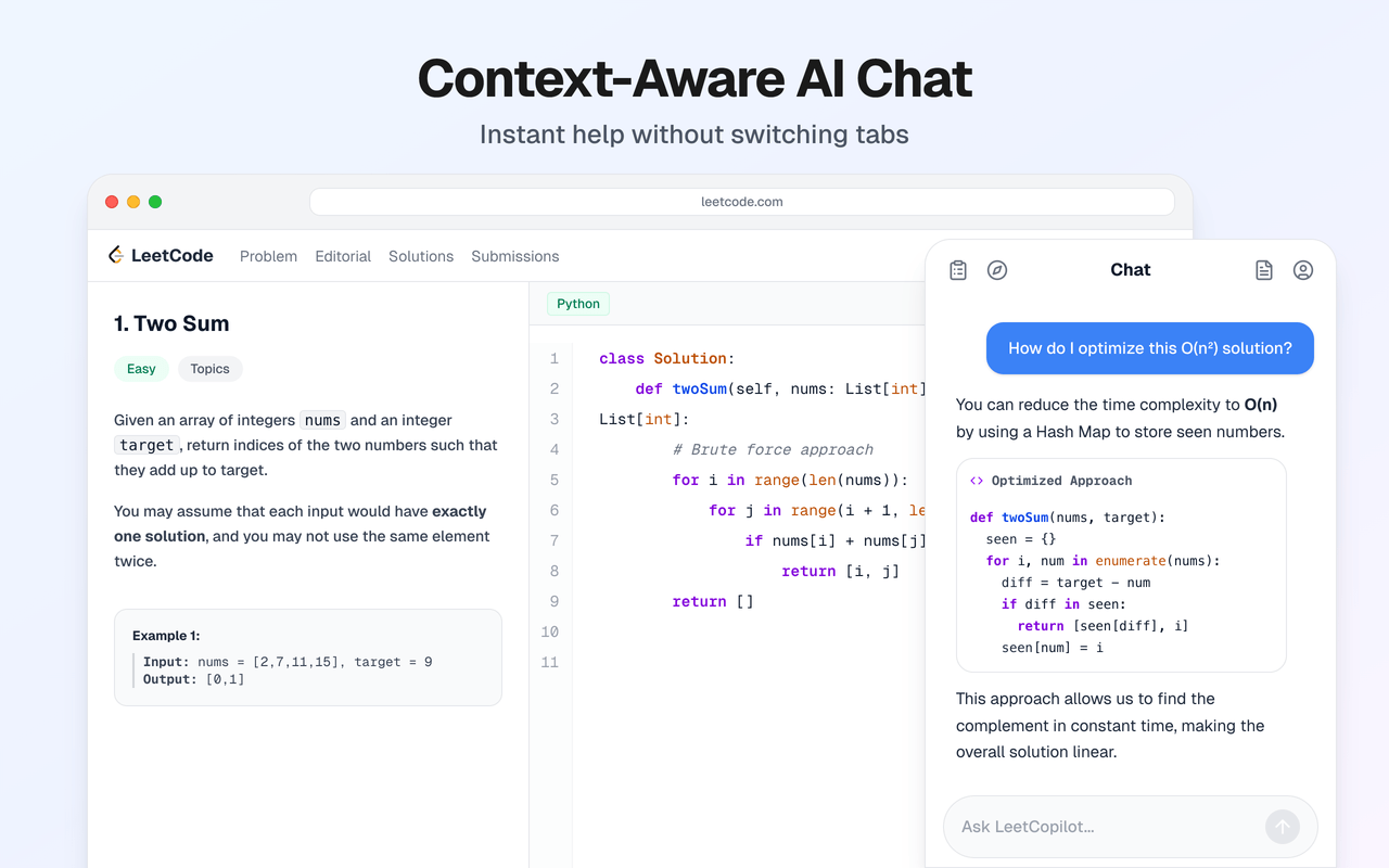 LeetCopilot screenshot 1