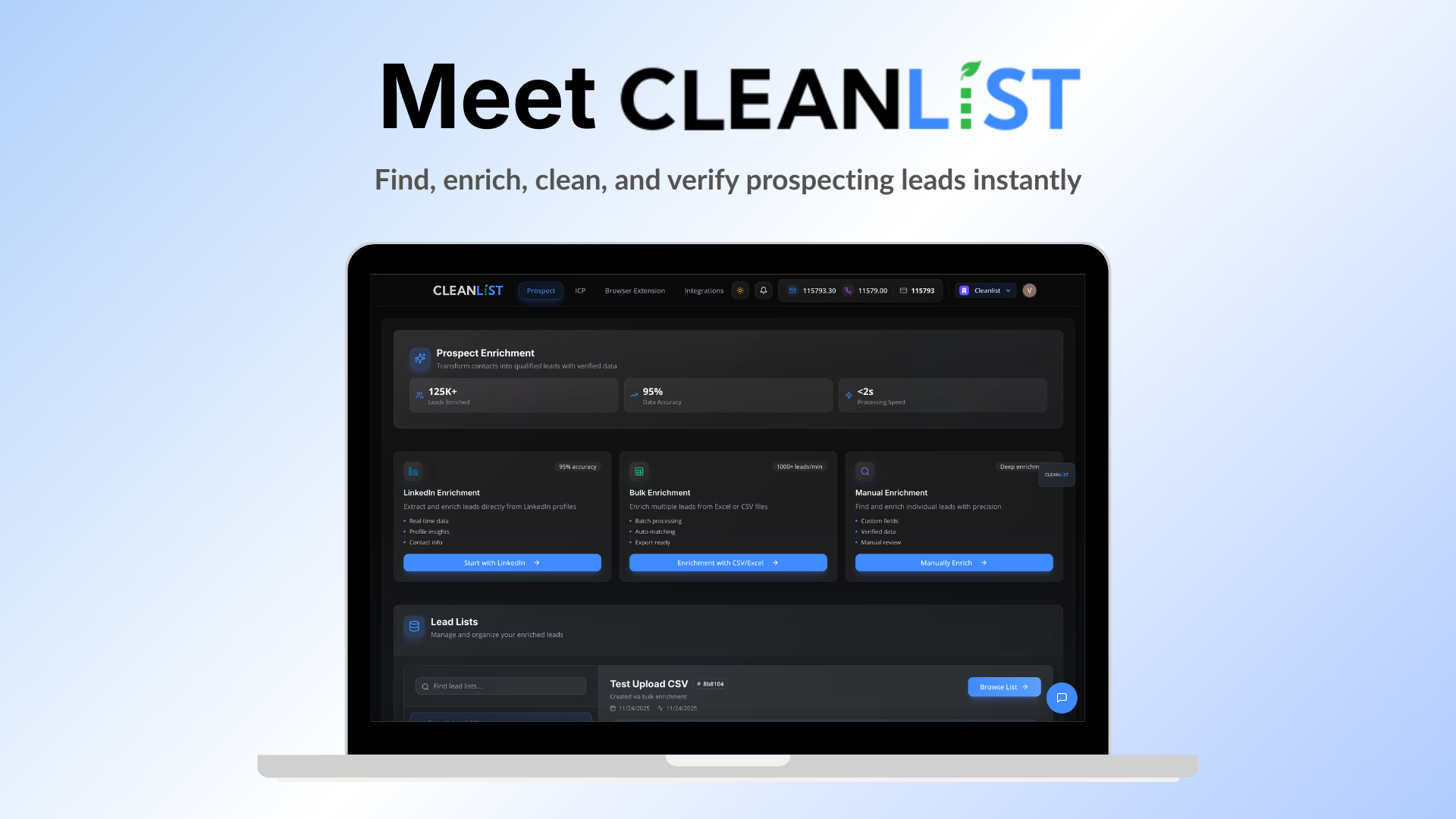 Cleanlist AI screenshot 2