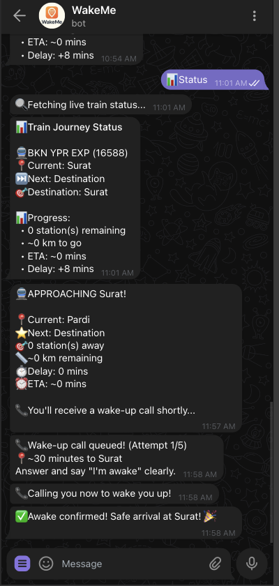 WakeMe screenshot 2