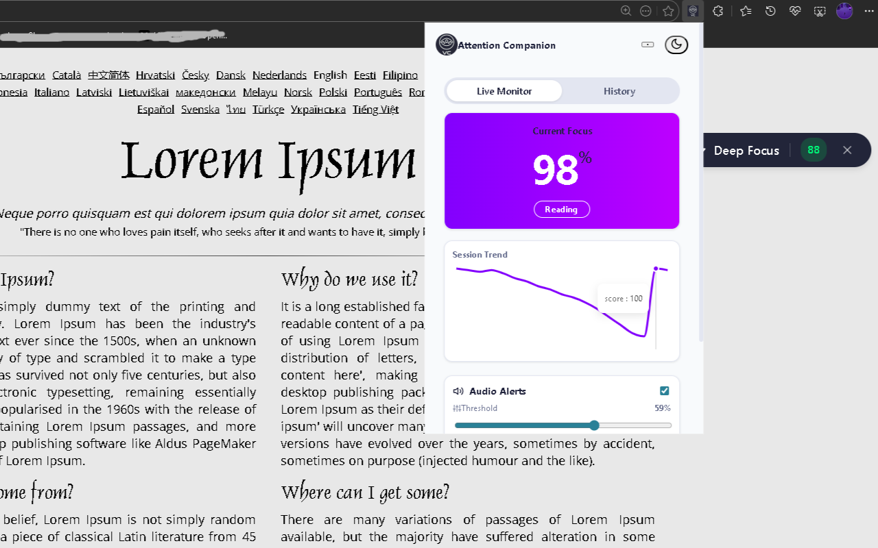 Attention Companion screenshot 2