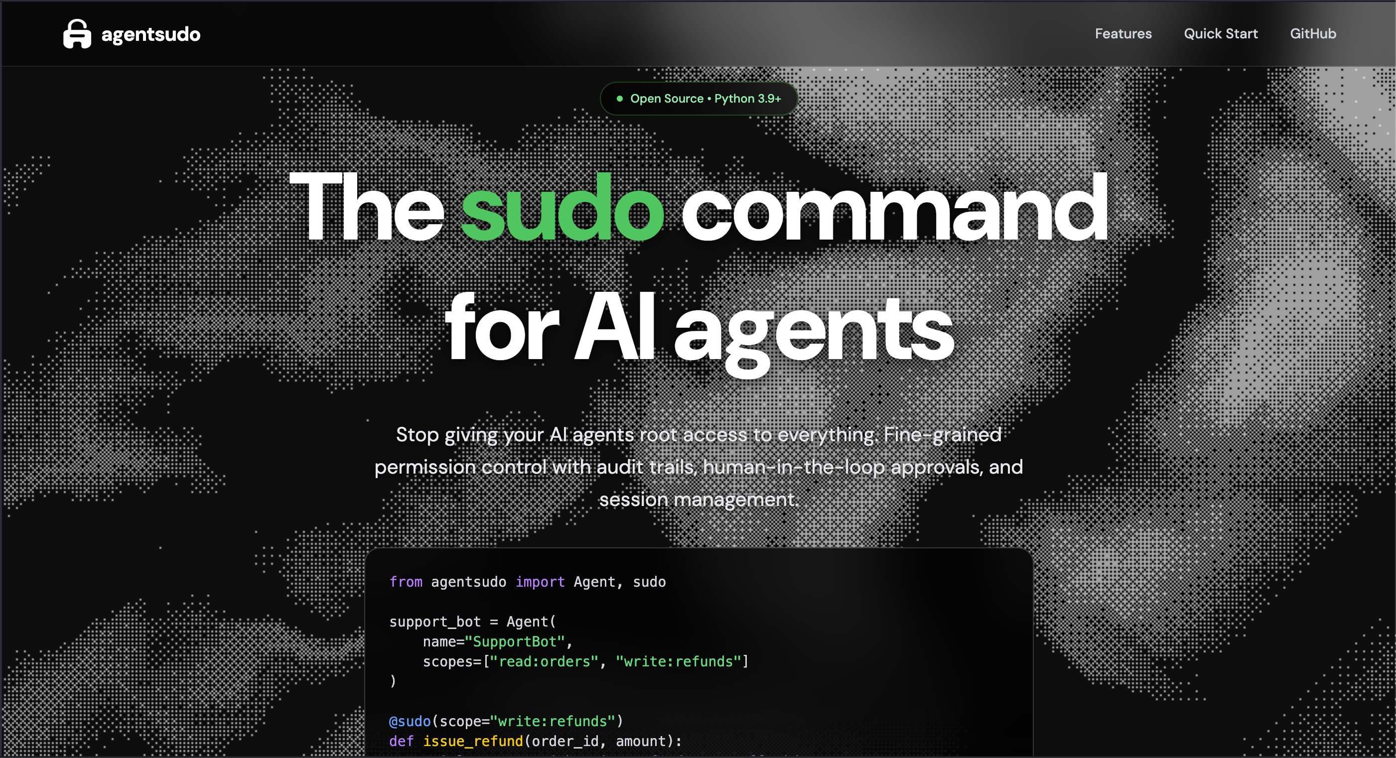 agentsudo screenshot 1