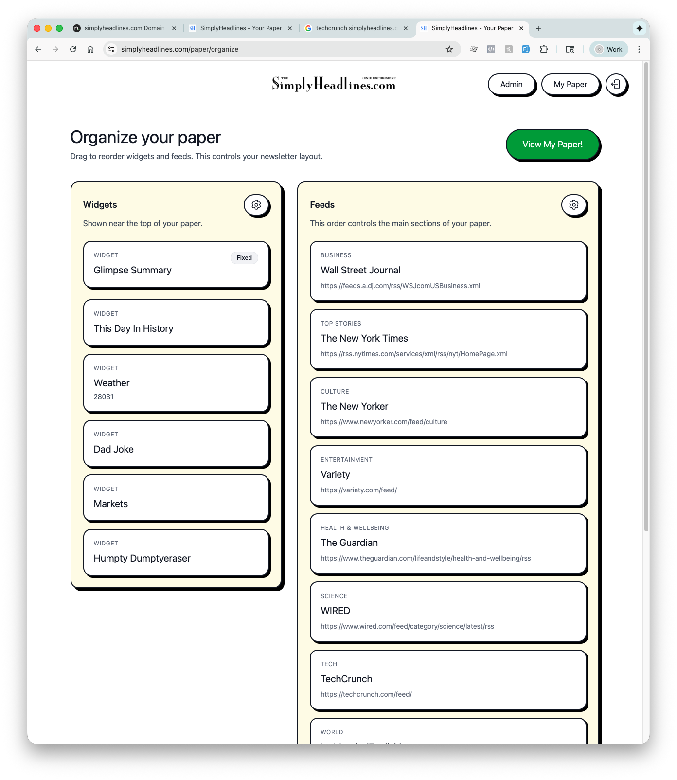 SimplyHeadlines screenshot 3