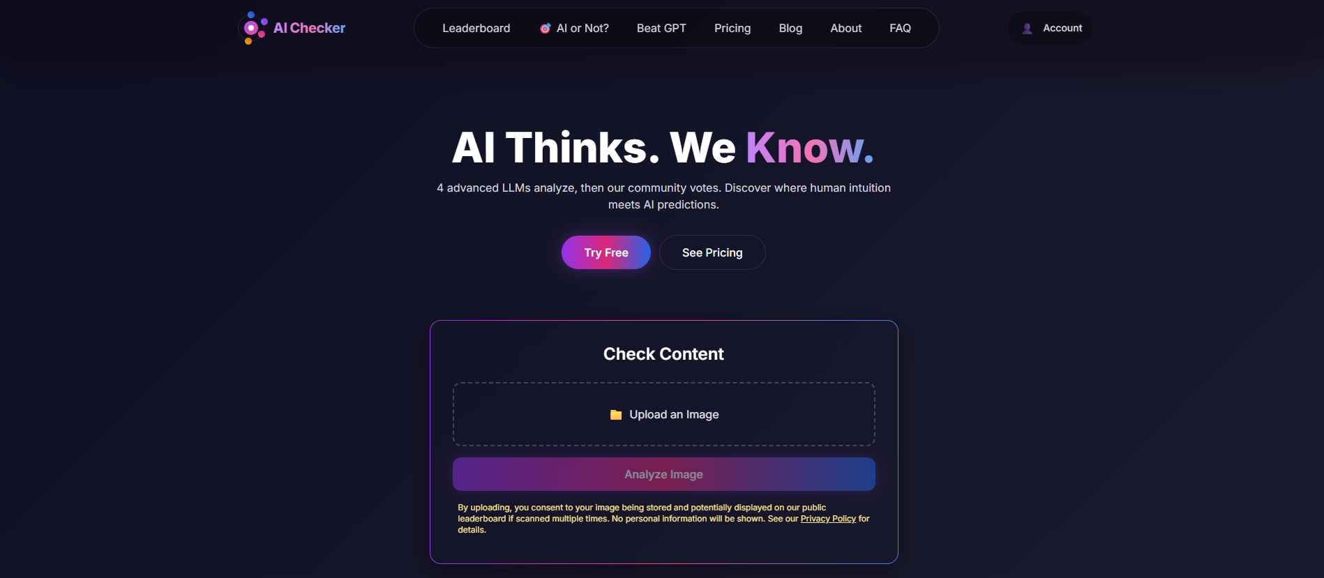 AI Checker- Transparency in AI detection screenshot 1