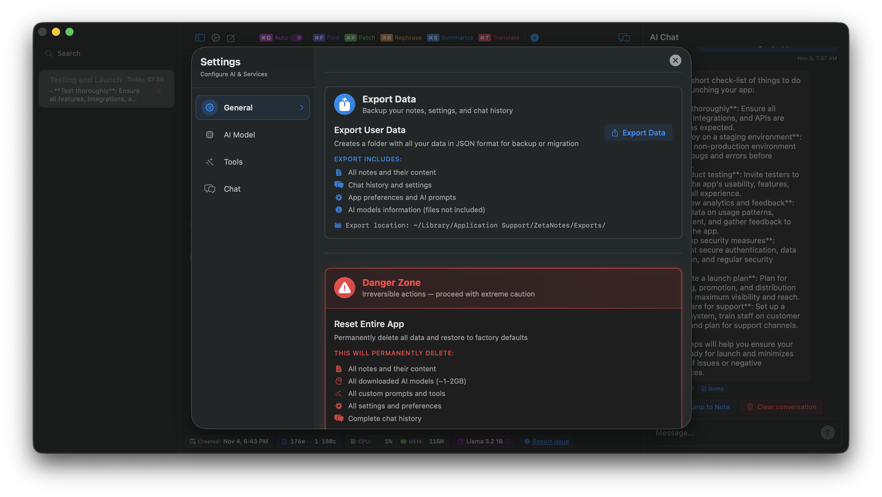 ZetaNotes screenshot 7