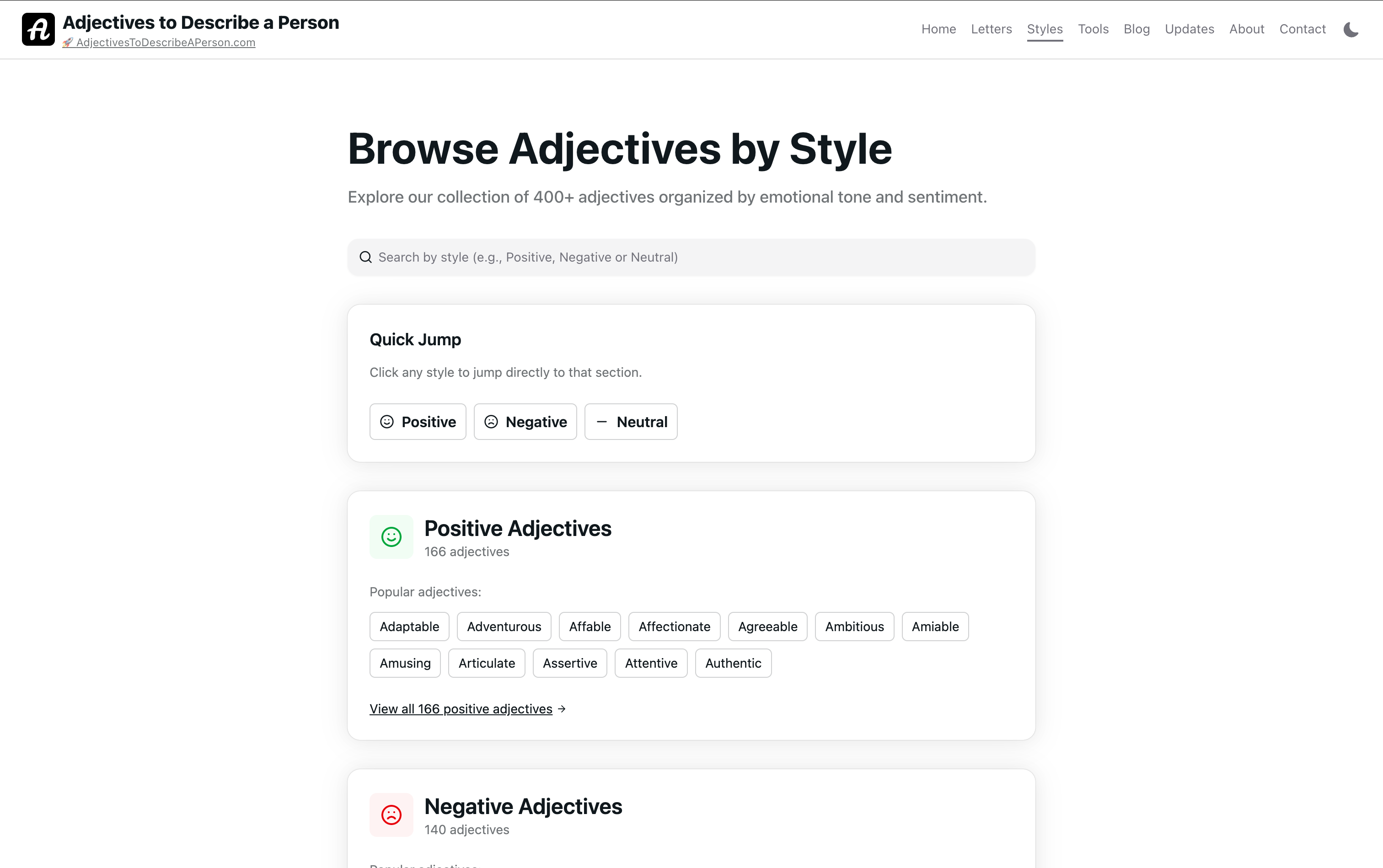 Adjectives to Describe a Person screenshot 3