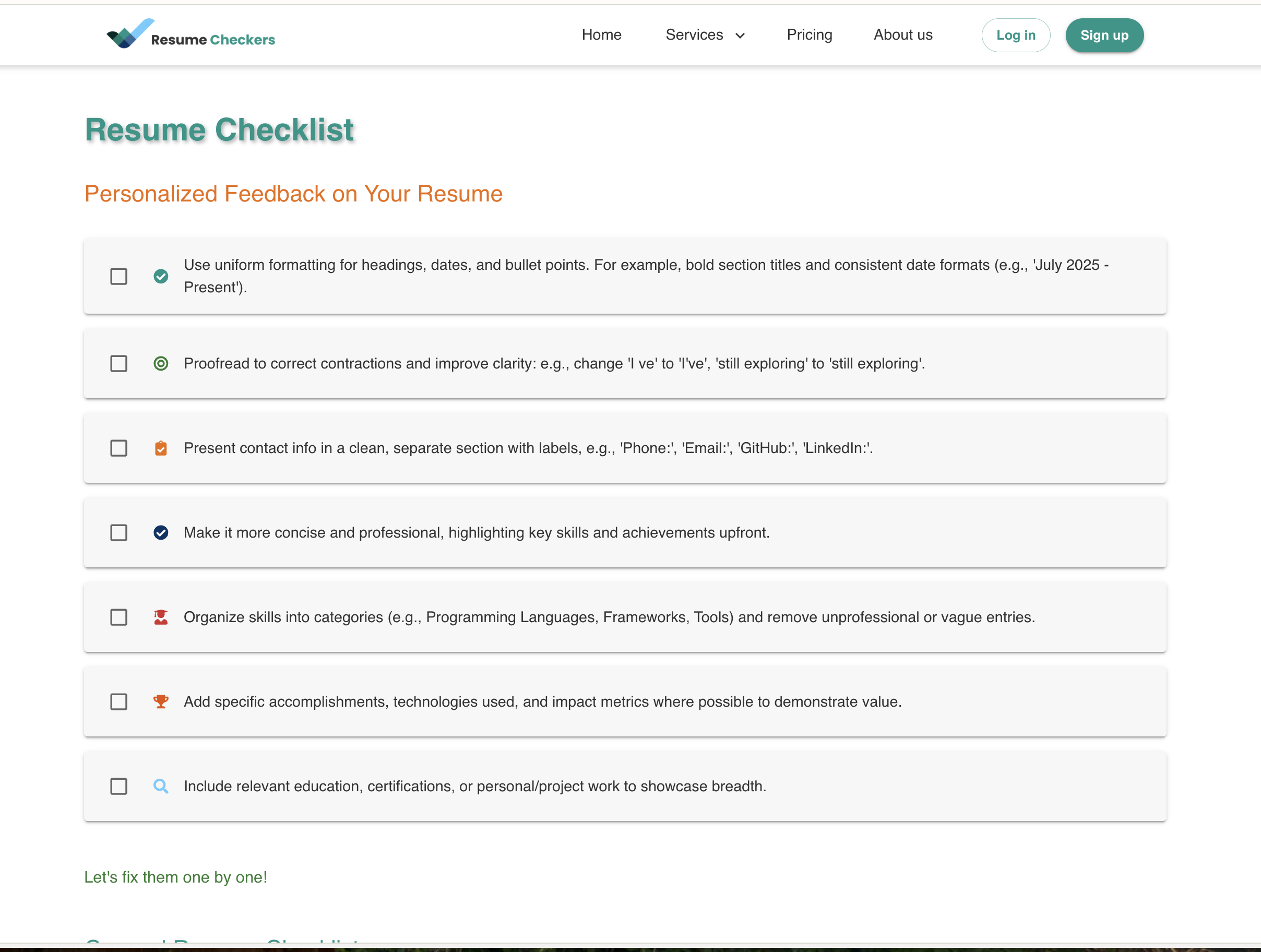 Resume Checkers screenshot 6