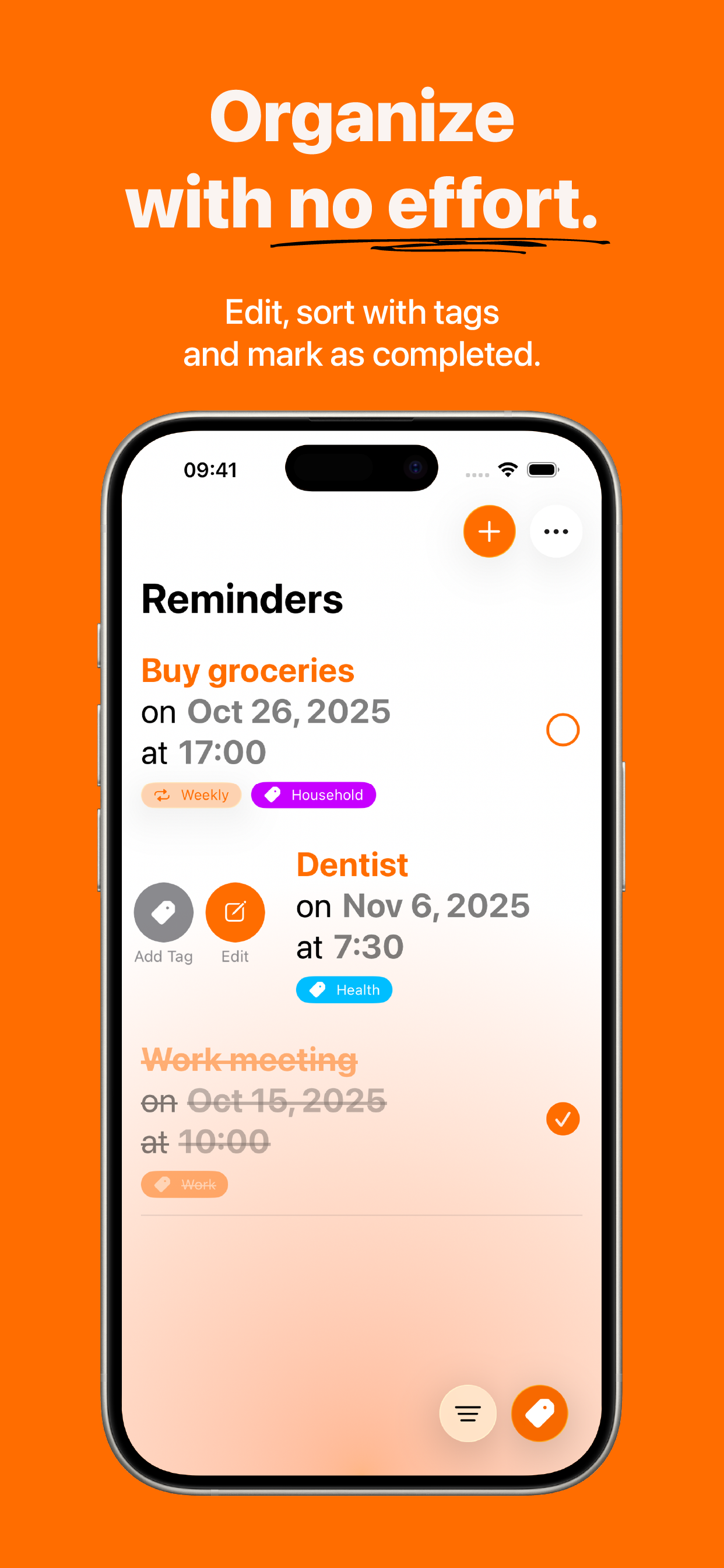Re:mindr screenshot 2