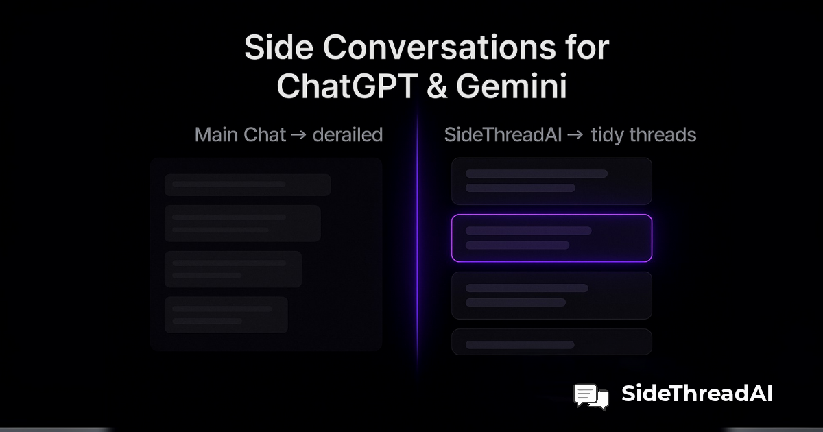 SideThreadAI screenshot 1
