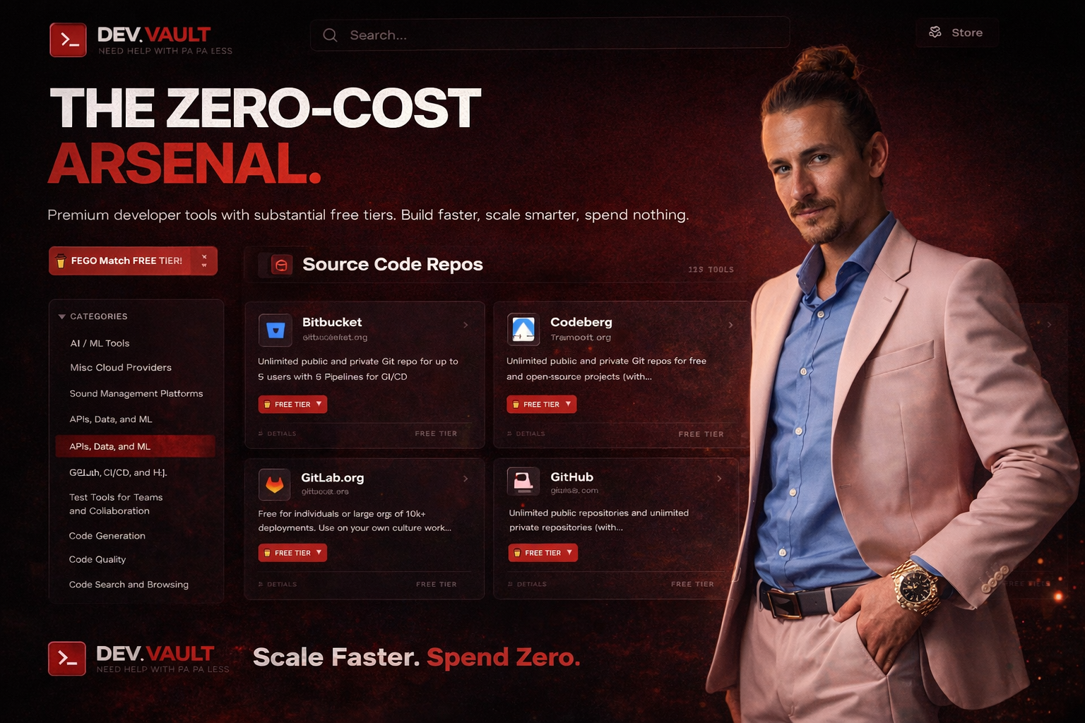 The Dev Vault - The AI-Powered Zero-Cost screenshot 2