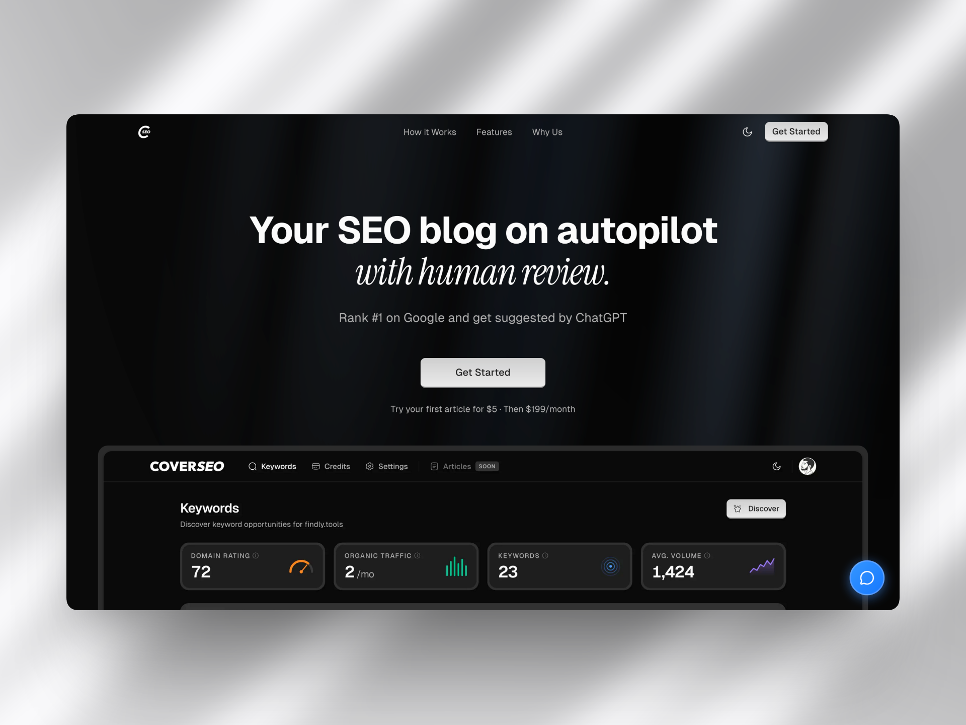CoverSEO screenshot 1