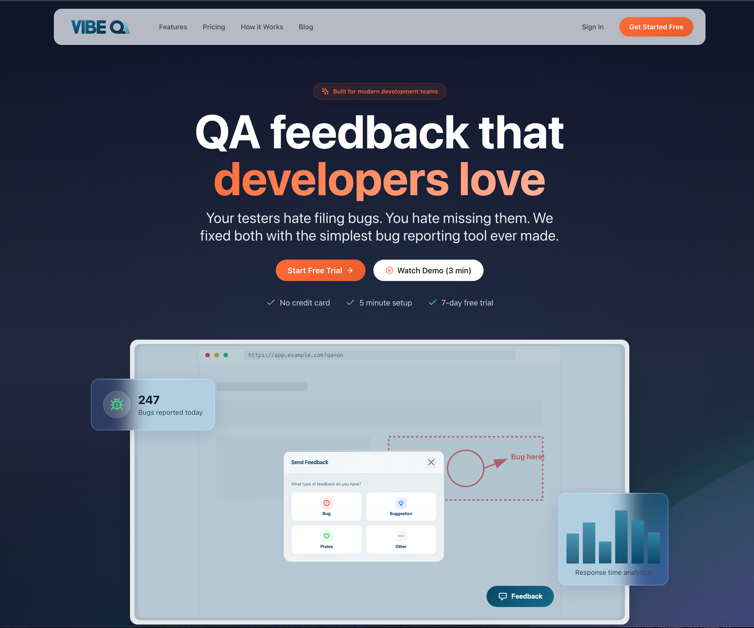VibeQA screenshot 2