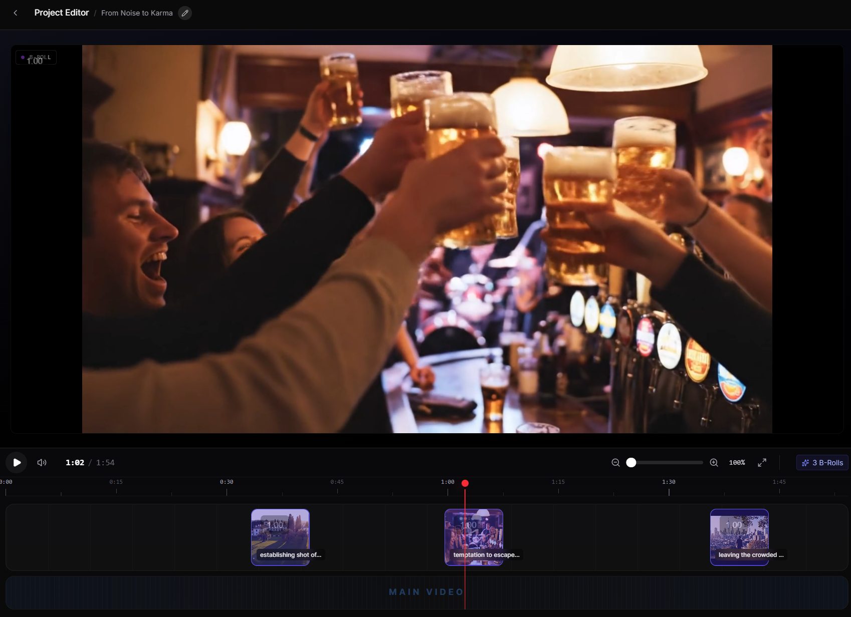 Compledio | AI B-Roll Generator screenshot 1