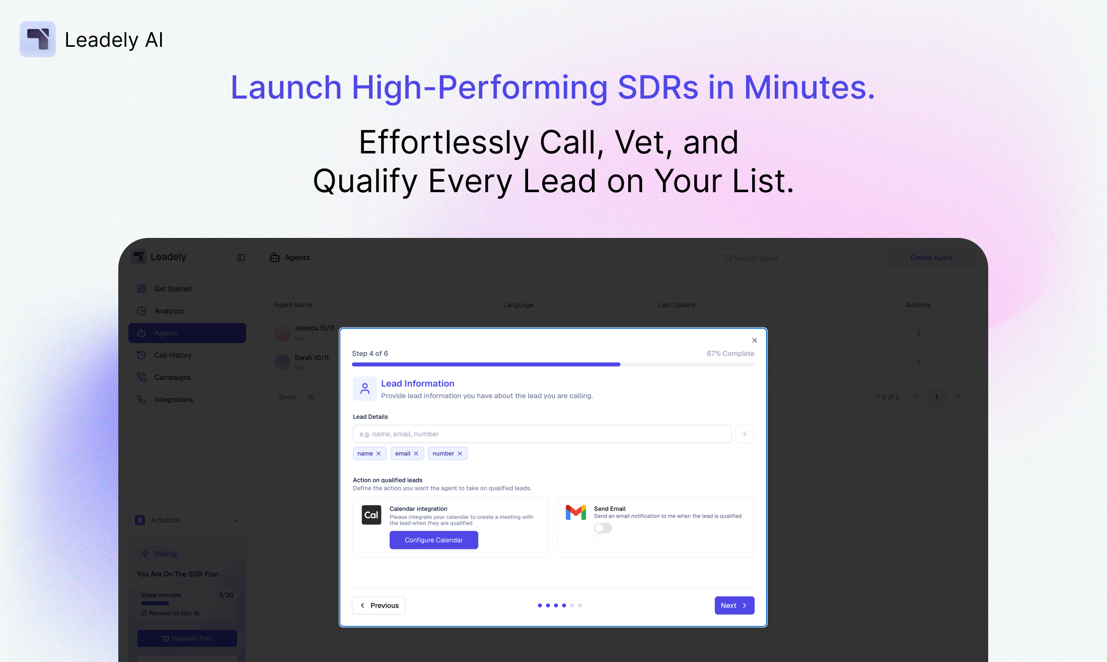 Leadely screenshot 1