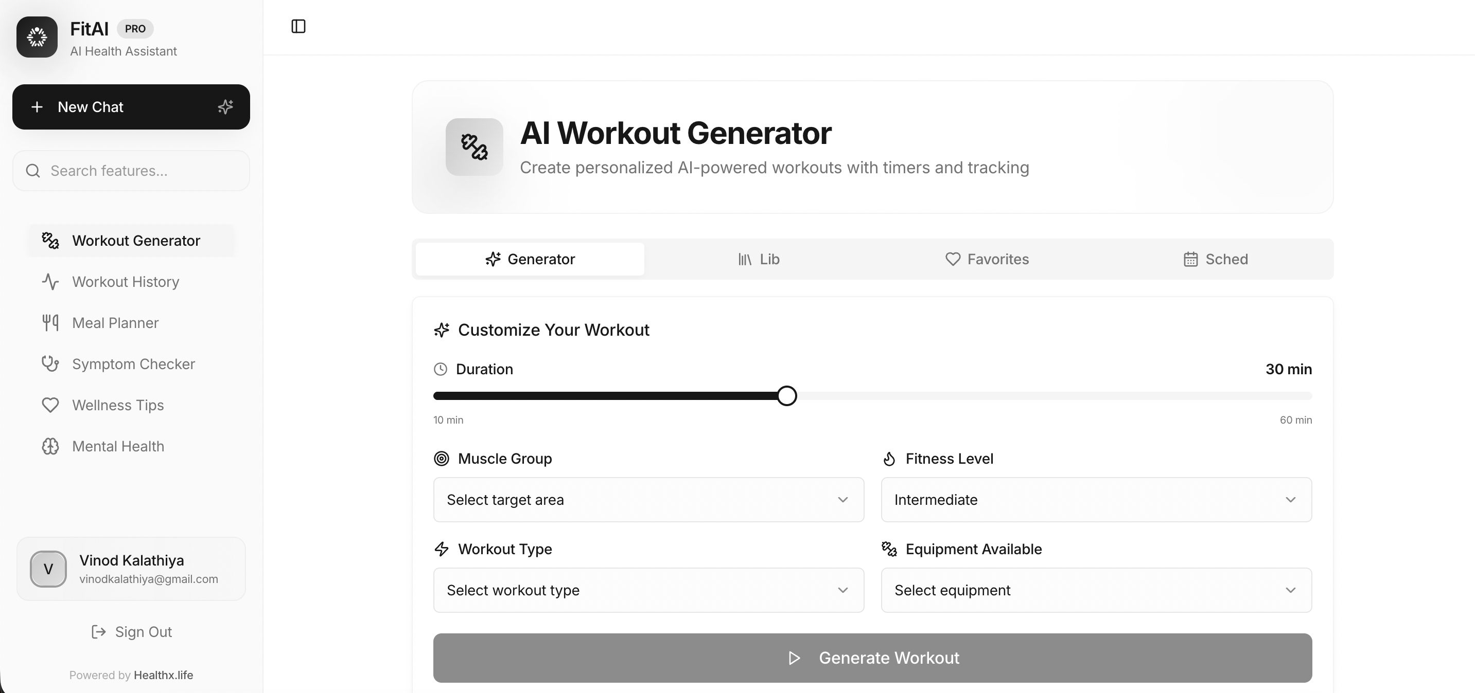 FitAI.live screenshot 3