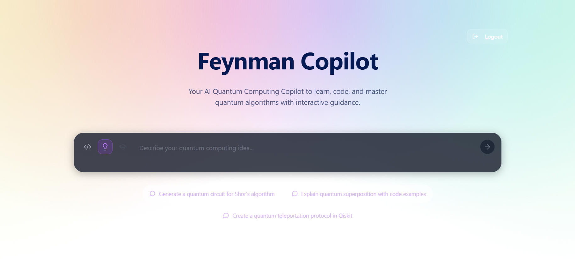 Feynman Quantum Copilot screenshot 2