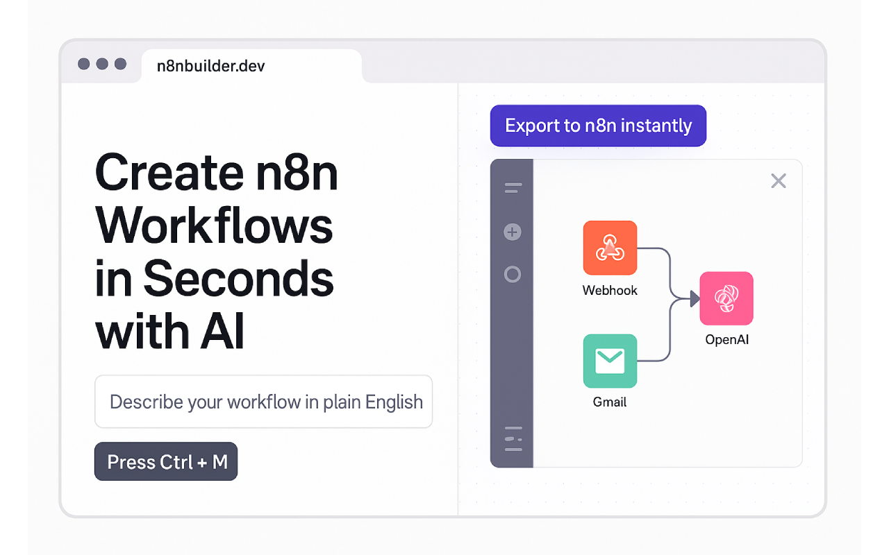 n8n Builder – AI-Powered Assistant screenshot 4