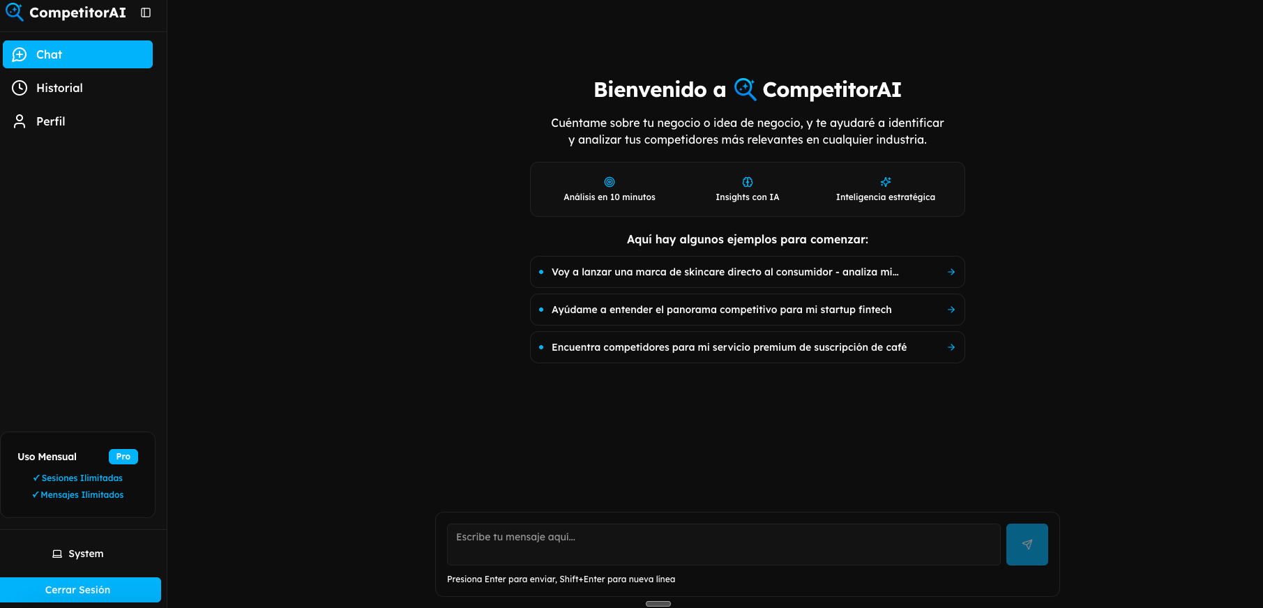 Inteligencia Competitiva con IA screenshot 4
