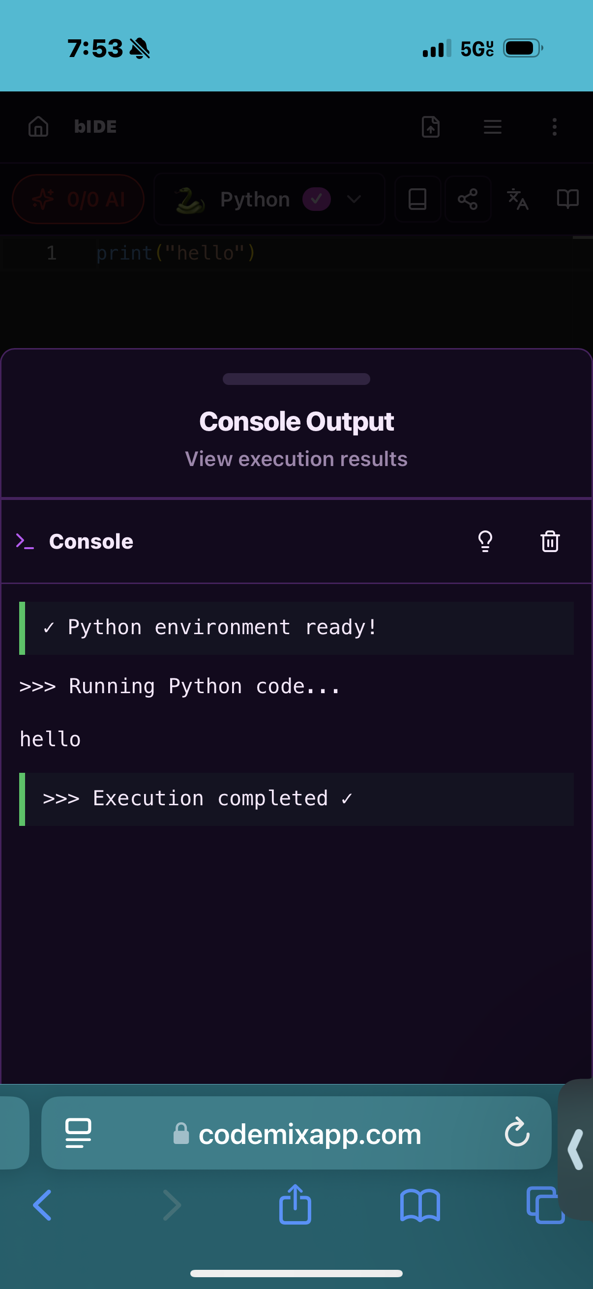 bIDE (Browser IDE for Python, R and etc) screenshot 8