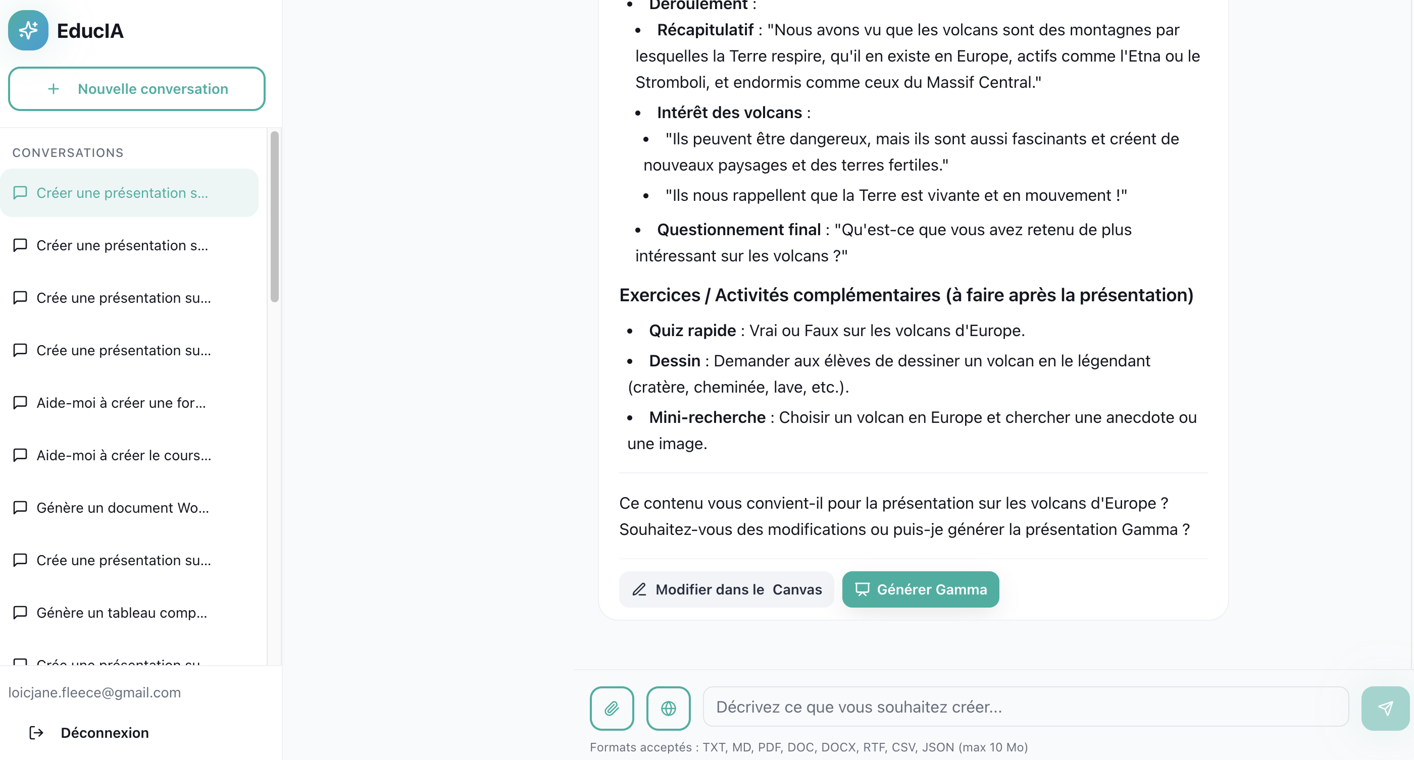 EducIA screenshot 4