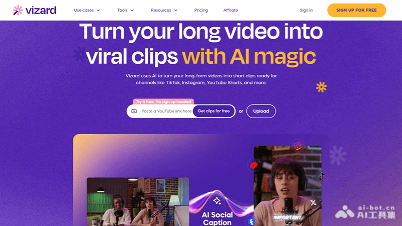 Vizard screenshot 1
