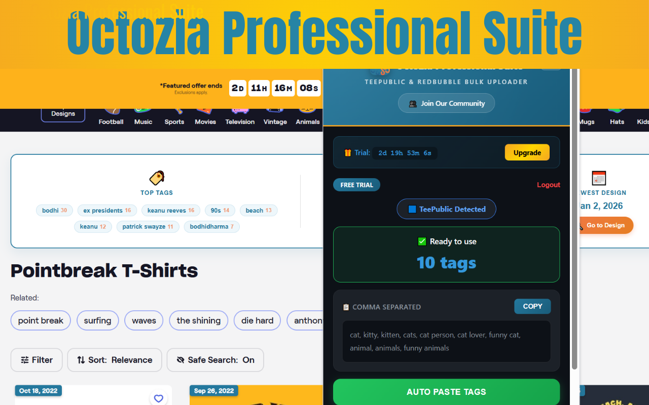 Octozia Professional Suite screenshot 2