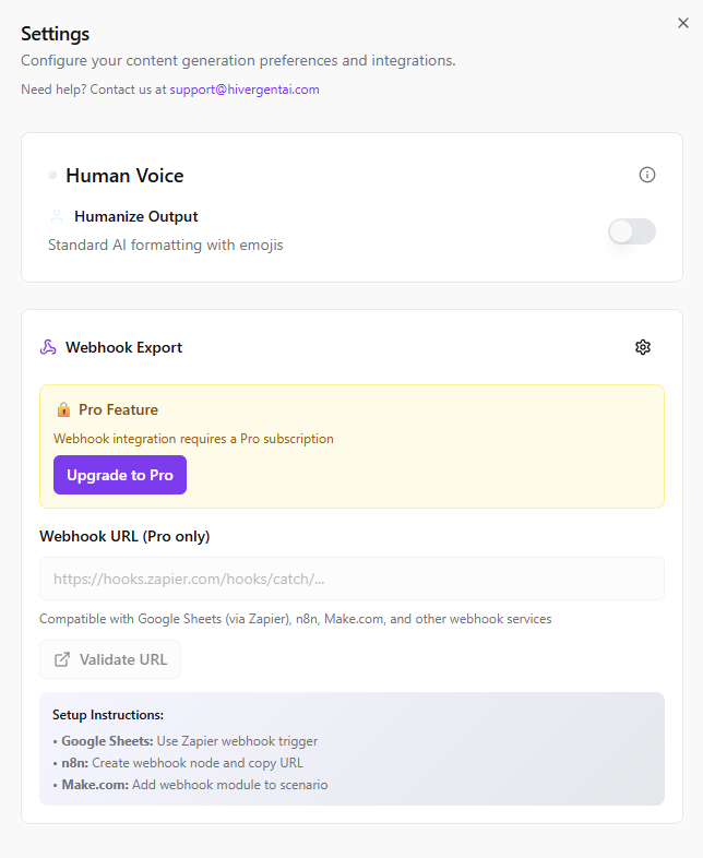Content Recast screenshot 3