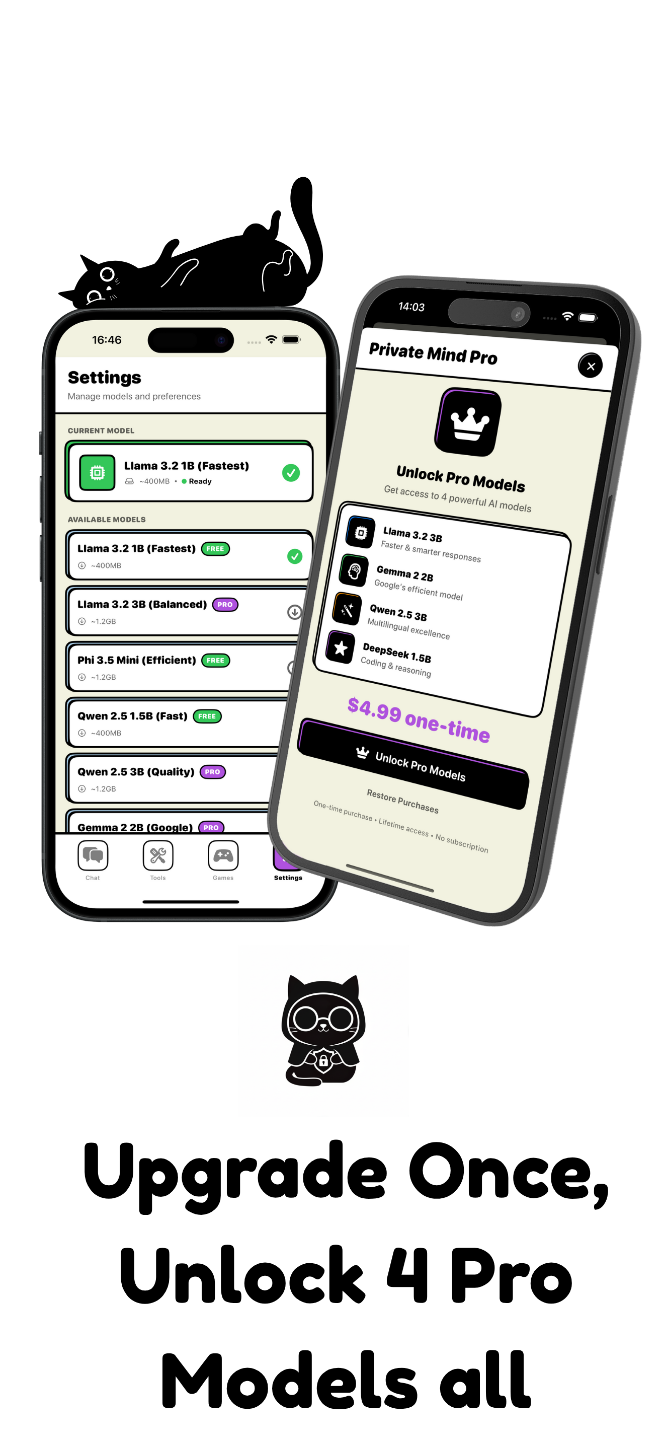 Private Mind - Offline AI App screenshot 1