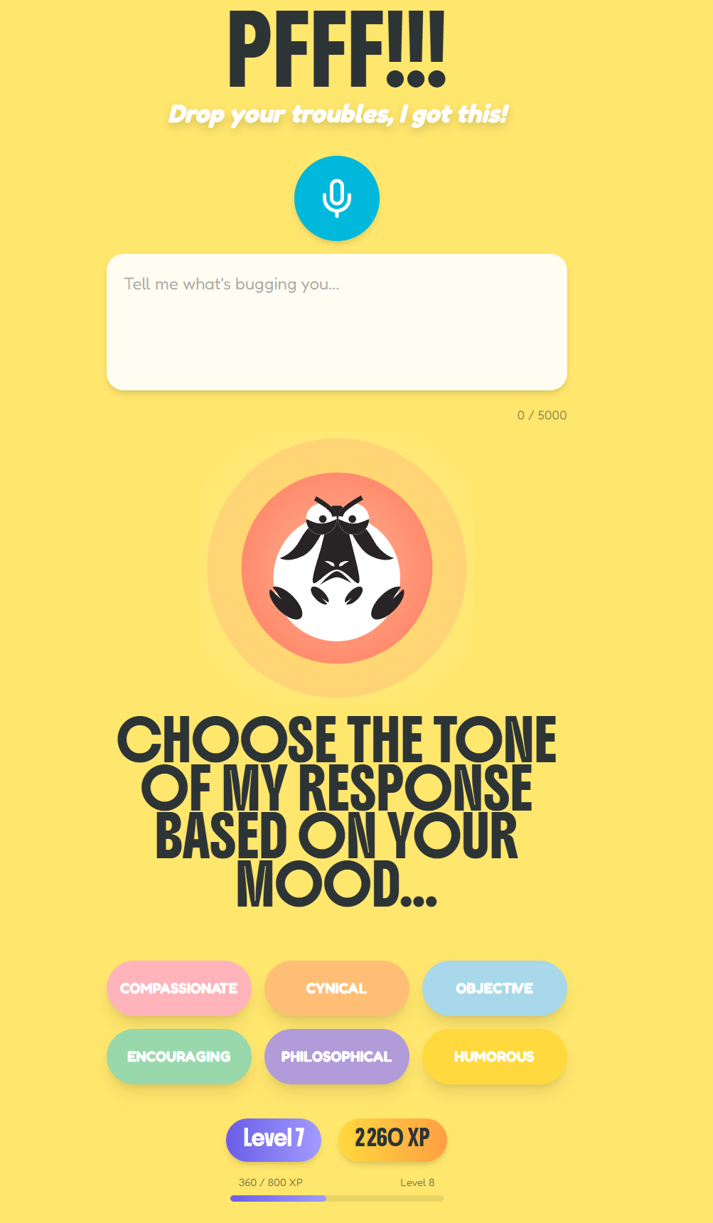 PFFF!!! — the app to vent smarter screenshot 1