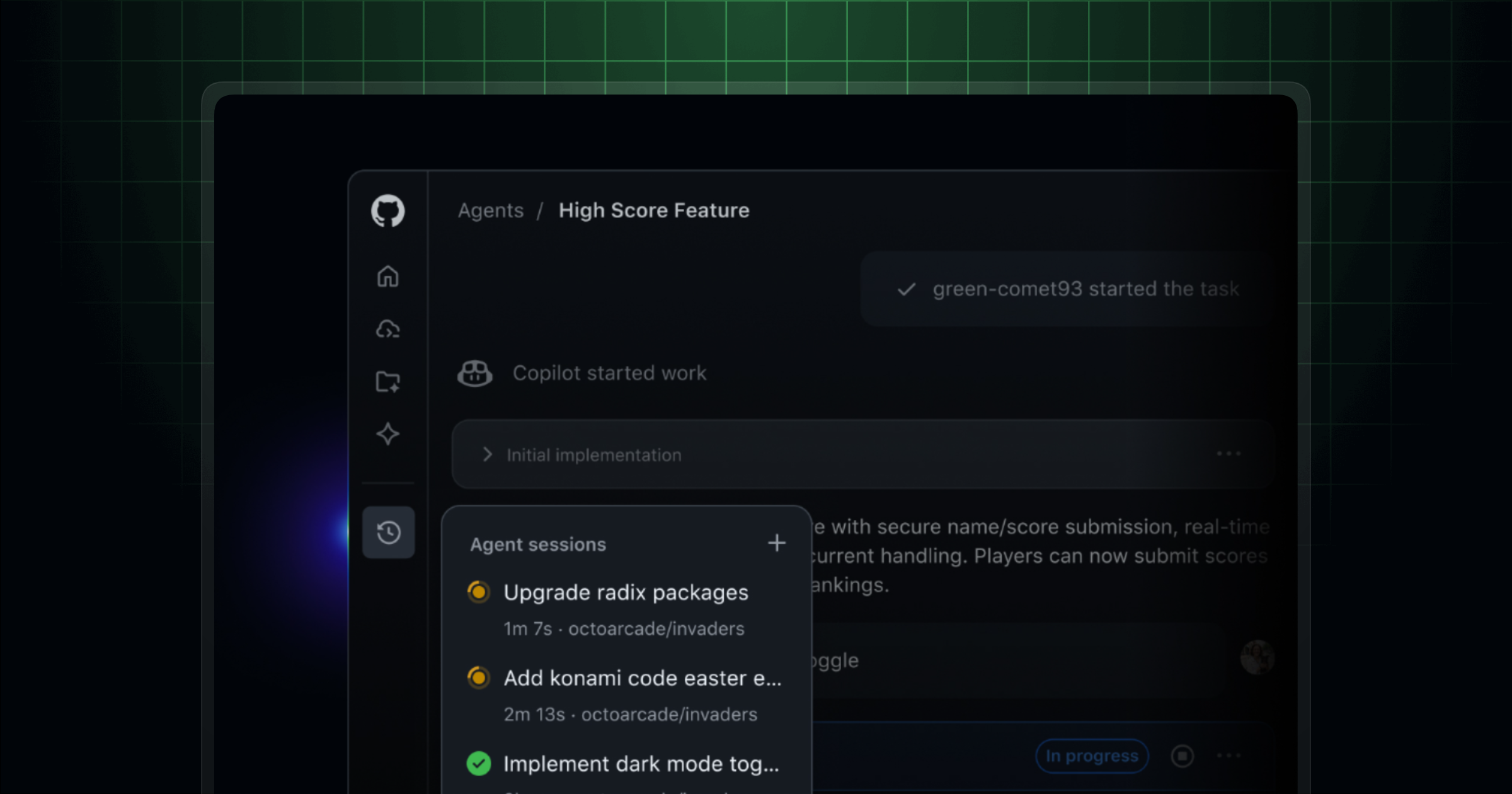 GitHub Mission Control screenshot 3