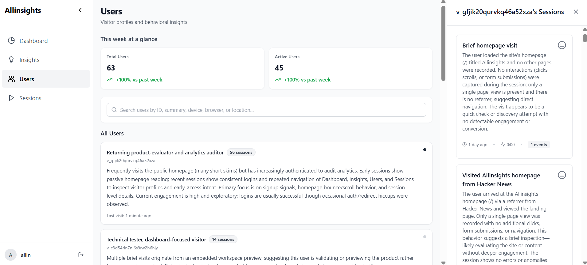 Allinsights screenshot 4