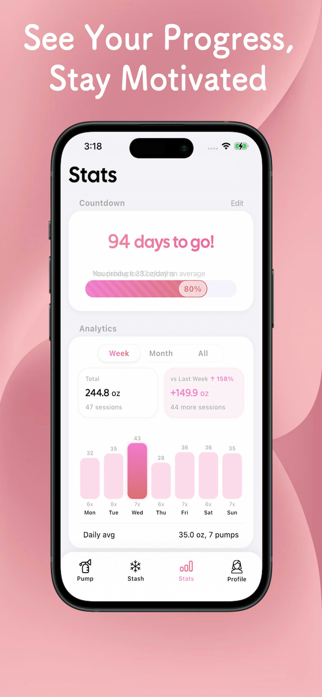 Easy Pump & Milk Stash Tracker screenshot 2
