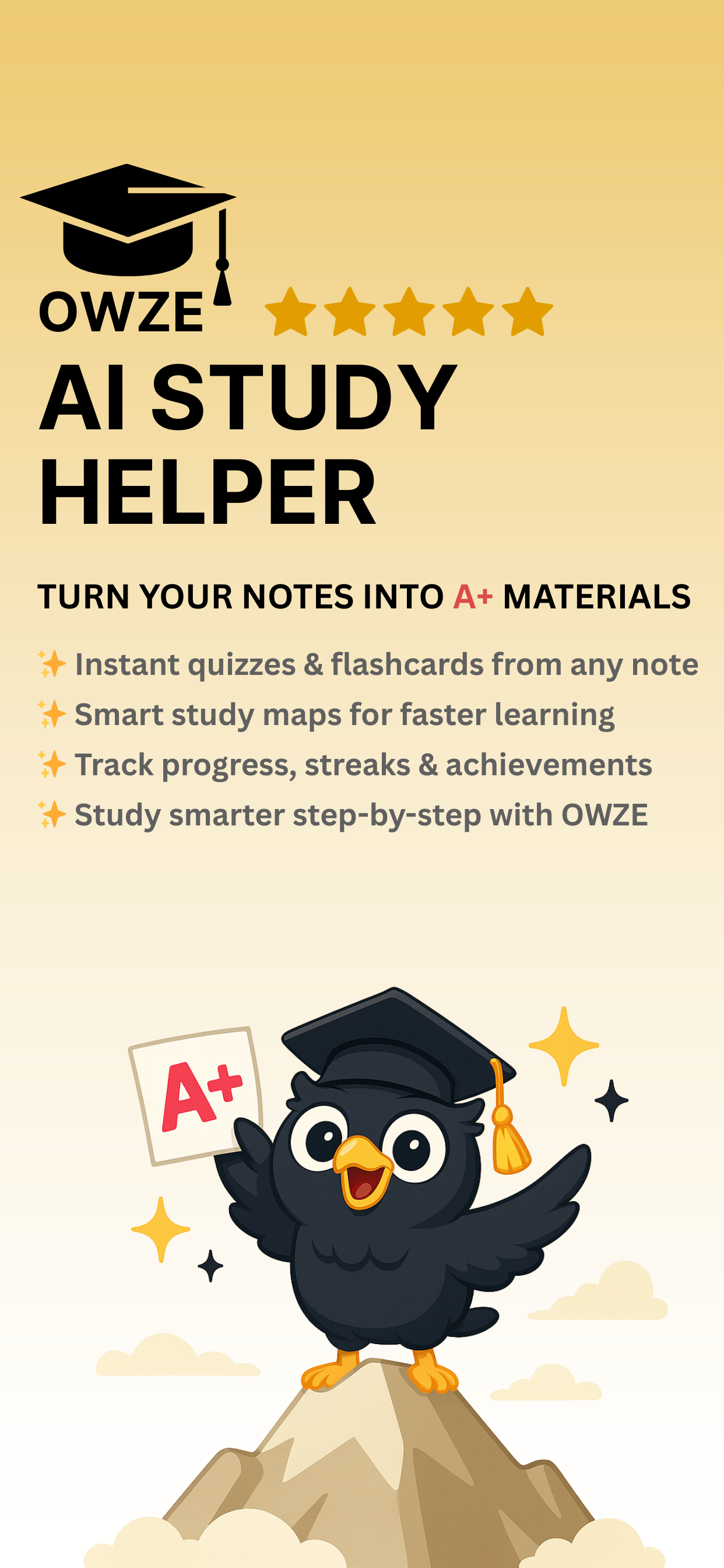 OWZE: Flashcards & Quiz Maker screenshot 1