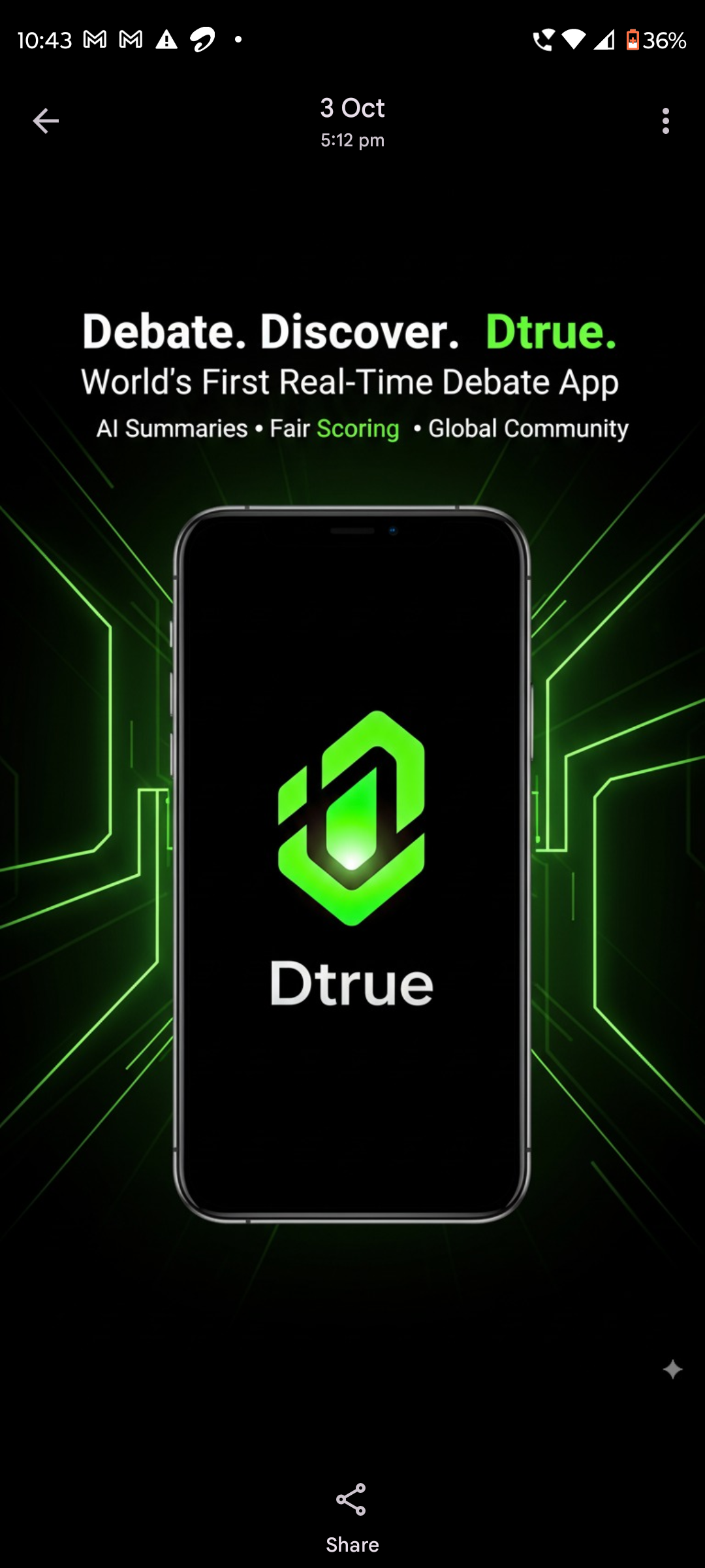 Dtrue – Debate, Vote & Discuss screenshot 4