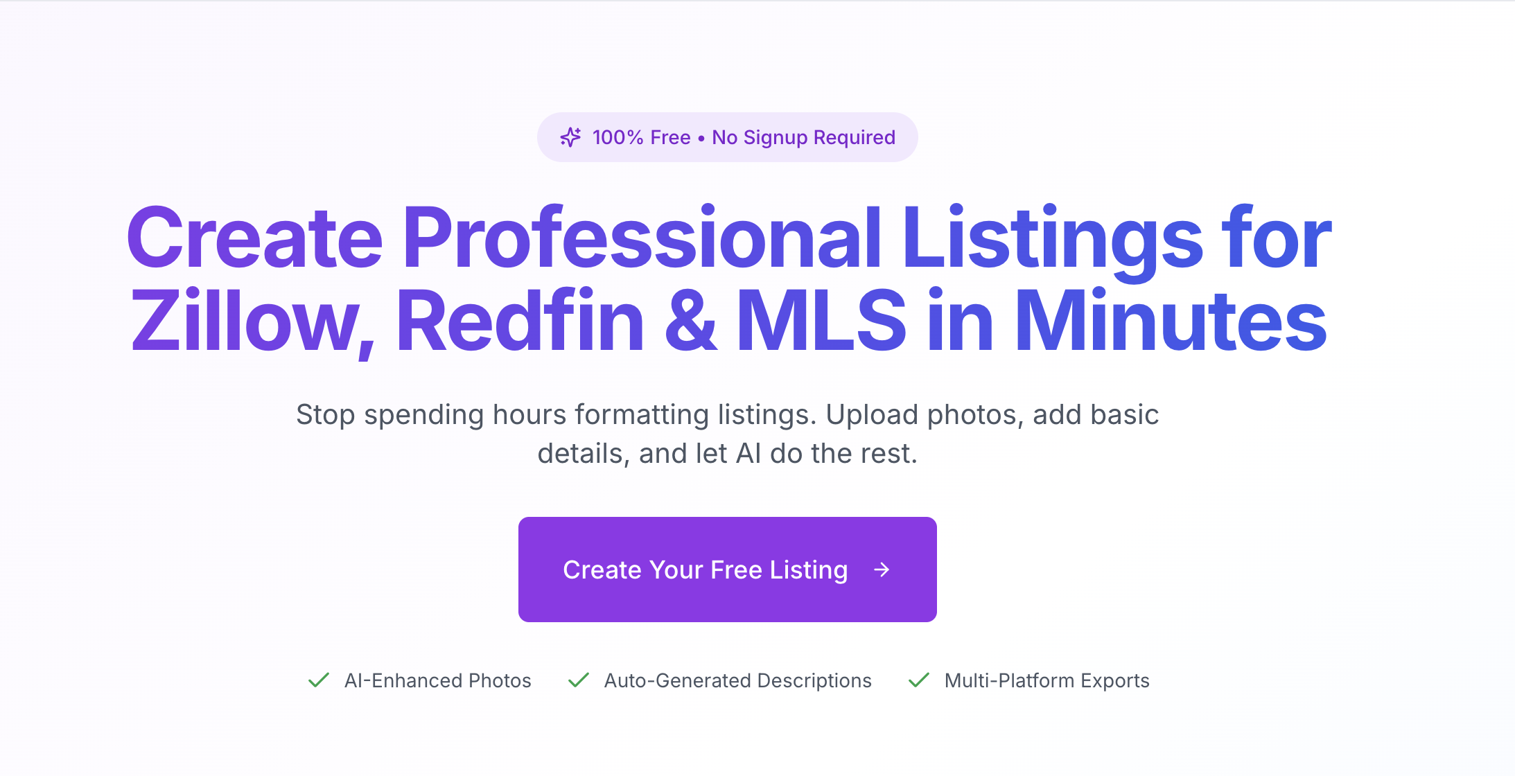 Create rental listings in minutes to MLS screenshot 1