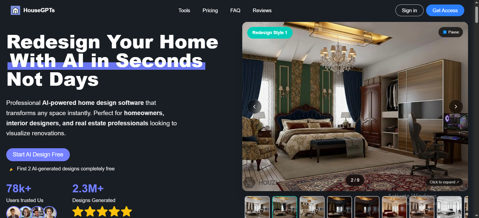HouseGPTs AI Powered home designer. screenshot 1