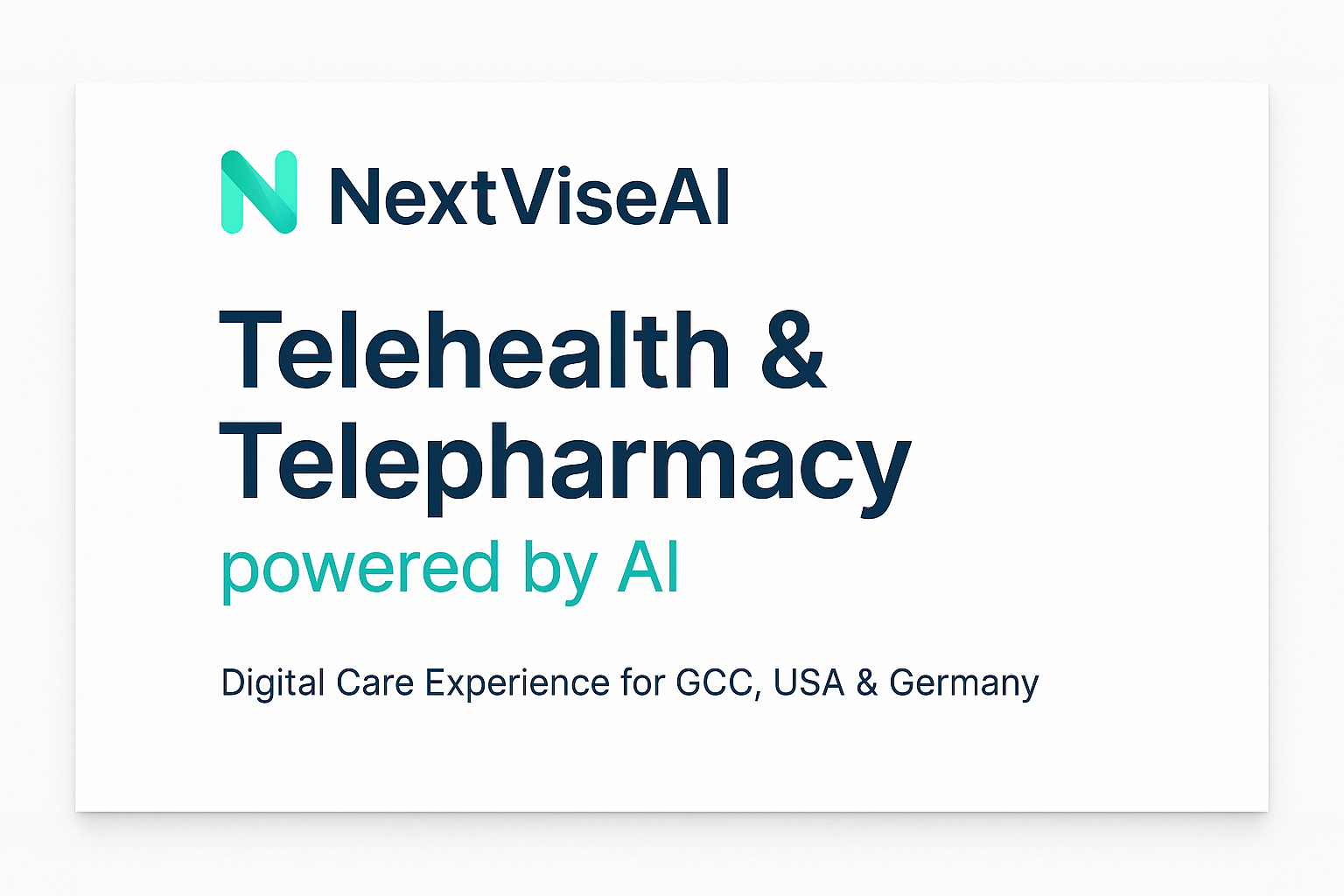NextViseAI – AI Agents for Telehealth