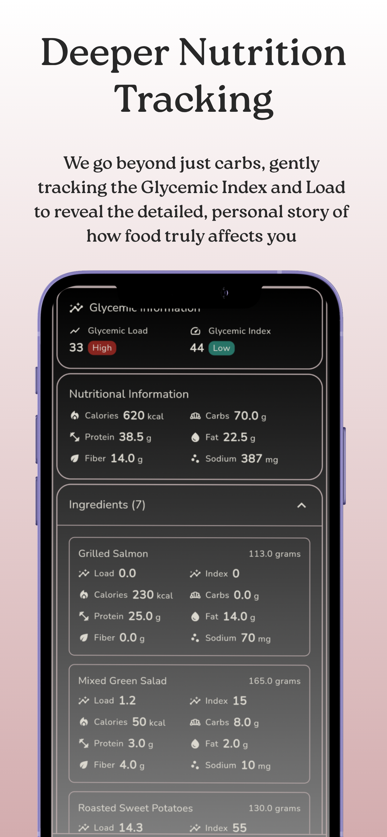 Manna Food & Glucose Tracker screenshot 4
