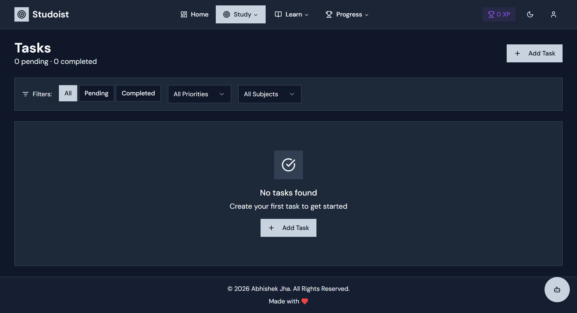 Studoist screenshot 2
