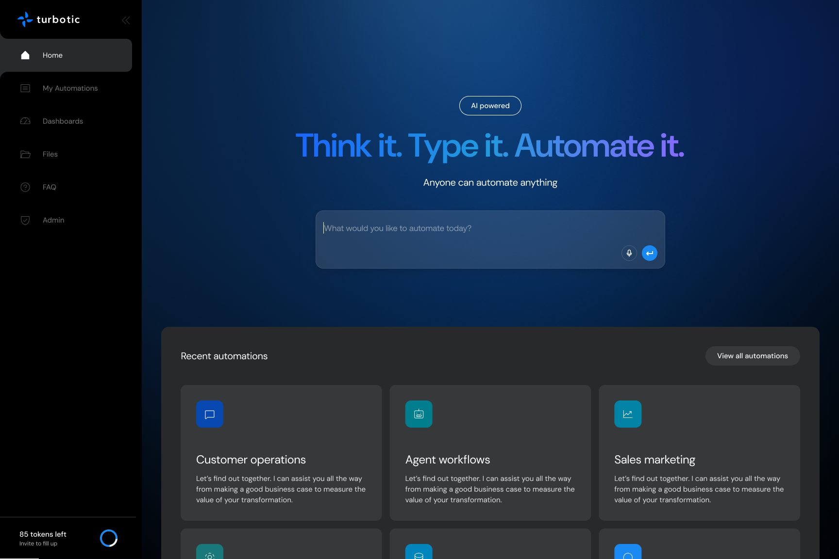 Turbotic Automation AI screenshot 1