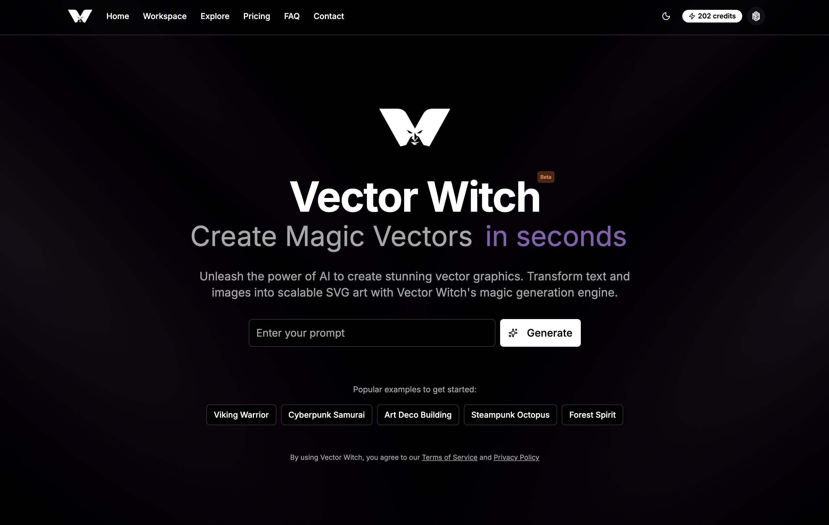 Vector Witch screenshot 1