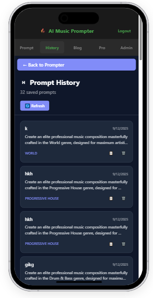 AI Music Prompter screenshot 11