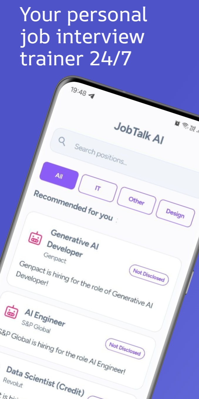 JobTalkAI screenshot 1
