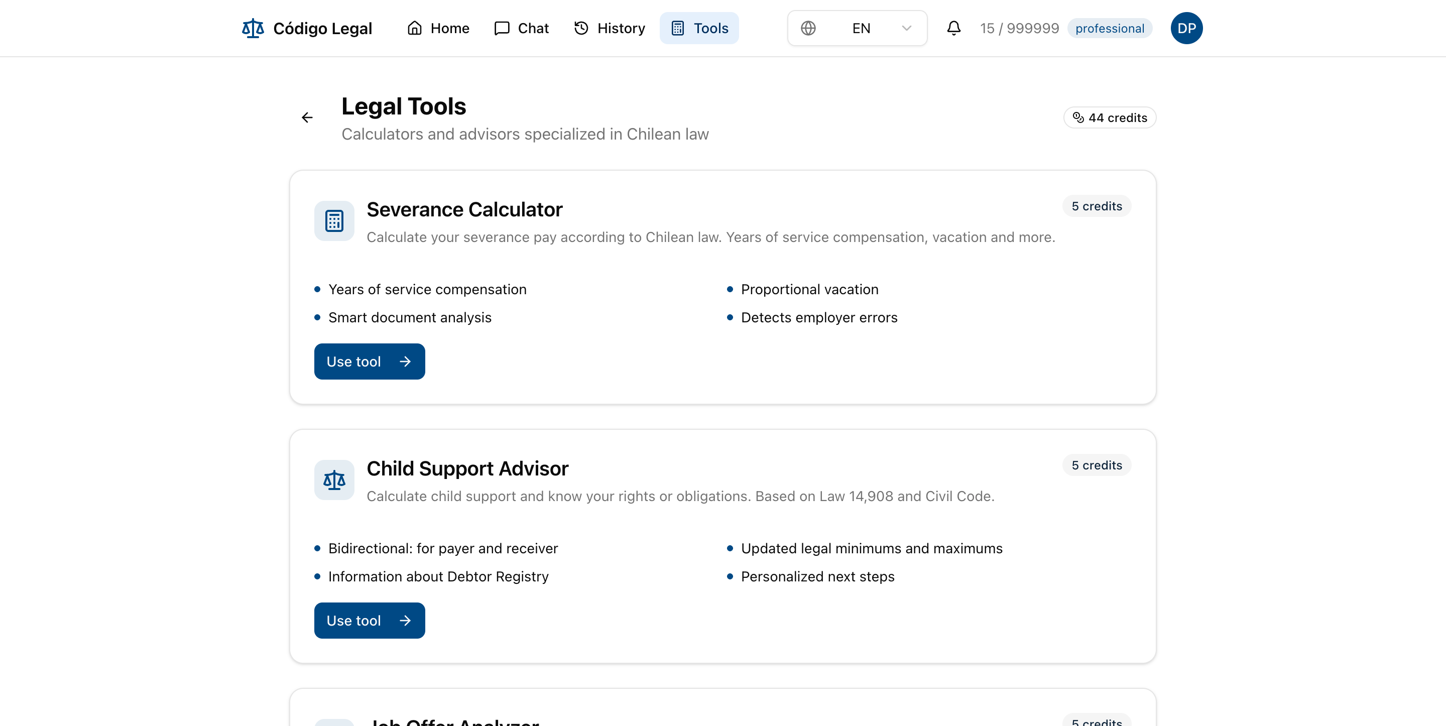 Código Legal Chile screenshot 5